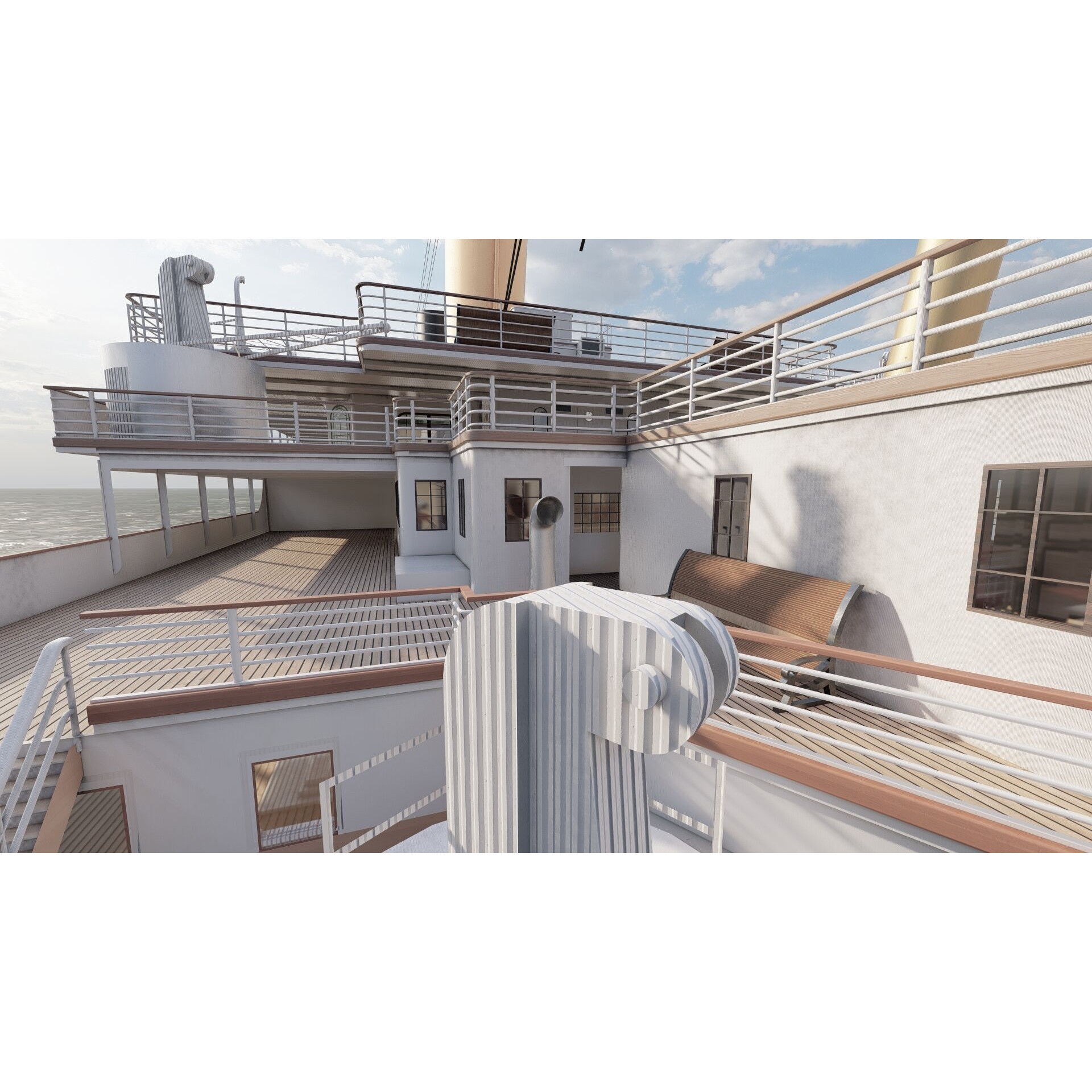 Titanic with Full Interior - 3D Model - View 32