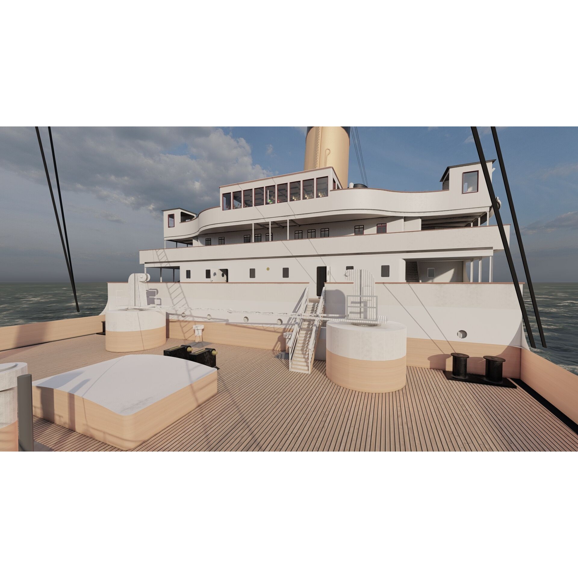 Titanic with Full Interior - 3D Model - View 38