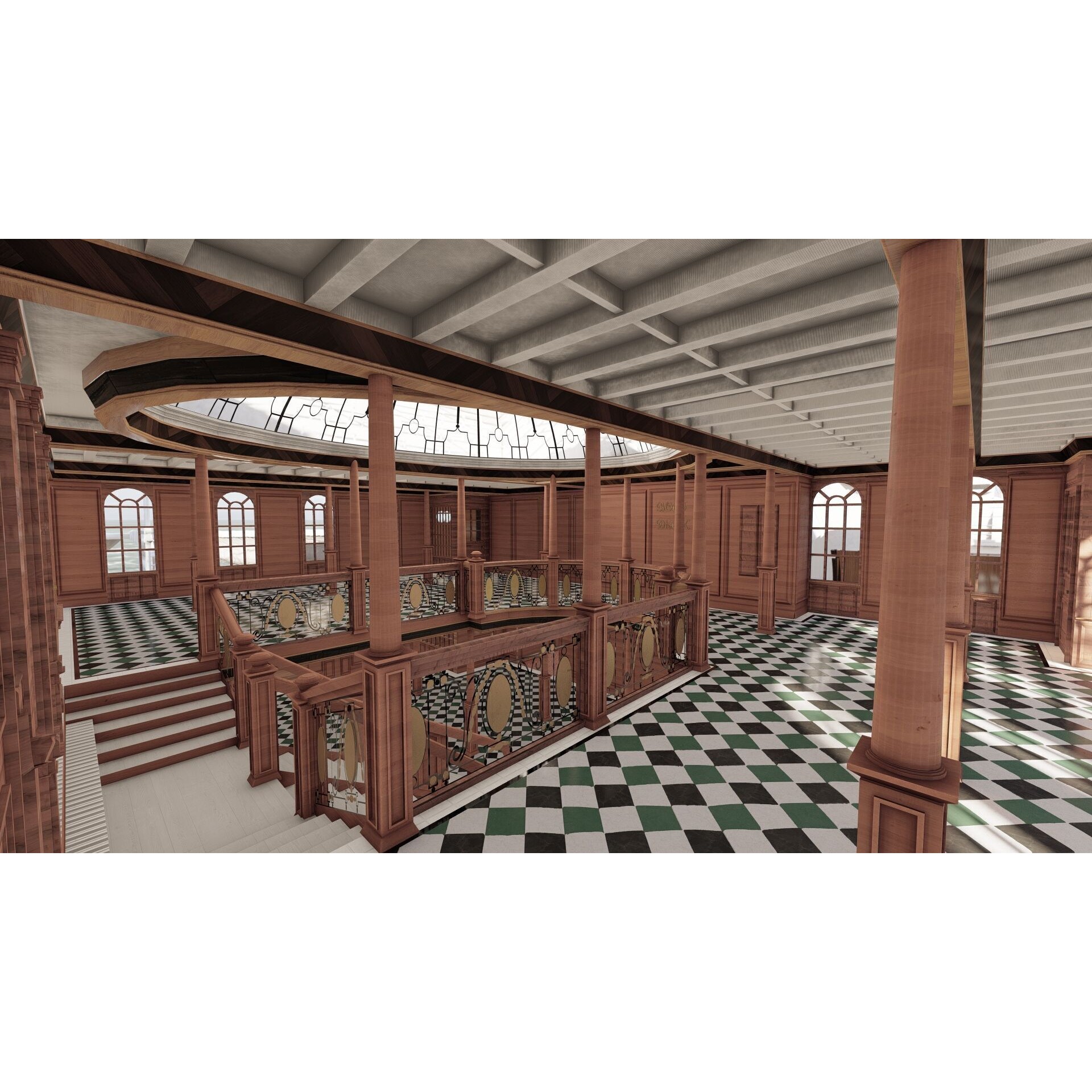 Titanic with Full Interior - 3D Model - View 43