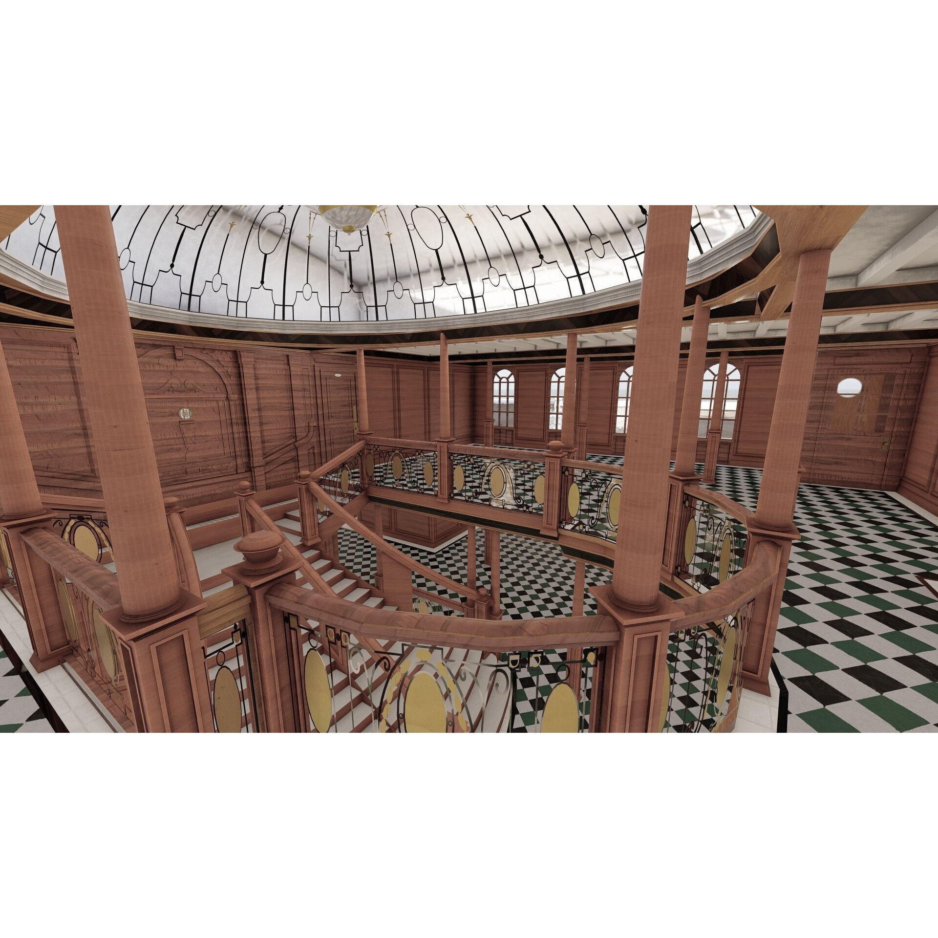 Titanic with Full Interior - 3D Model - View 44