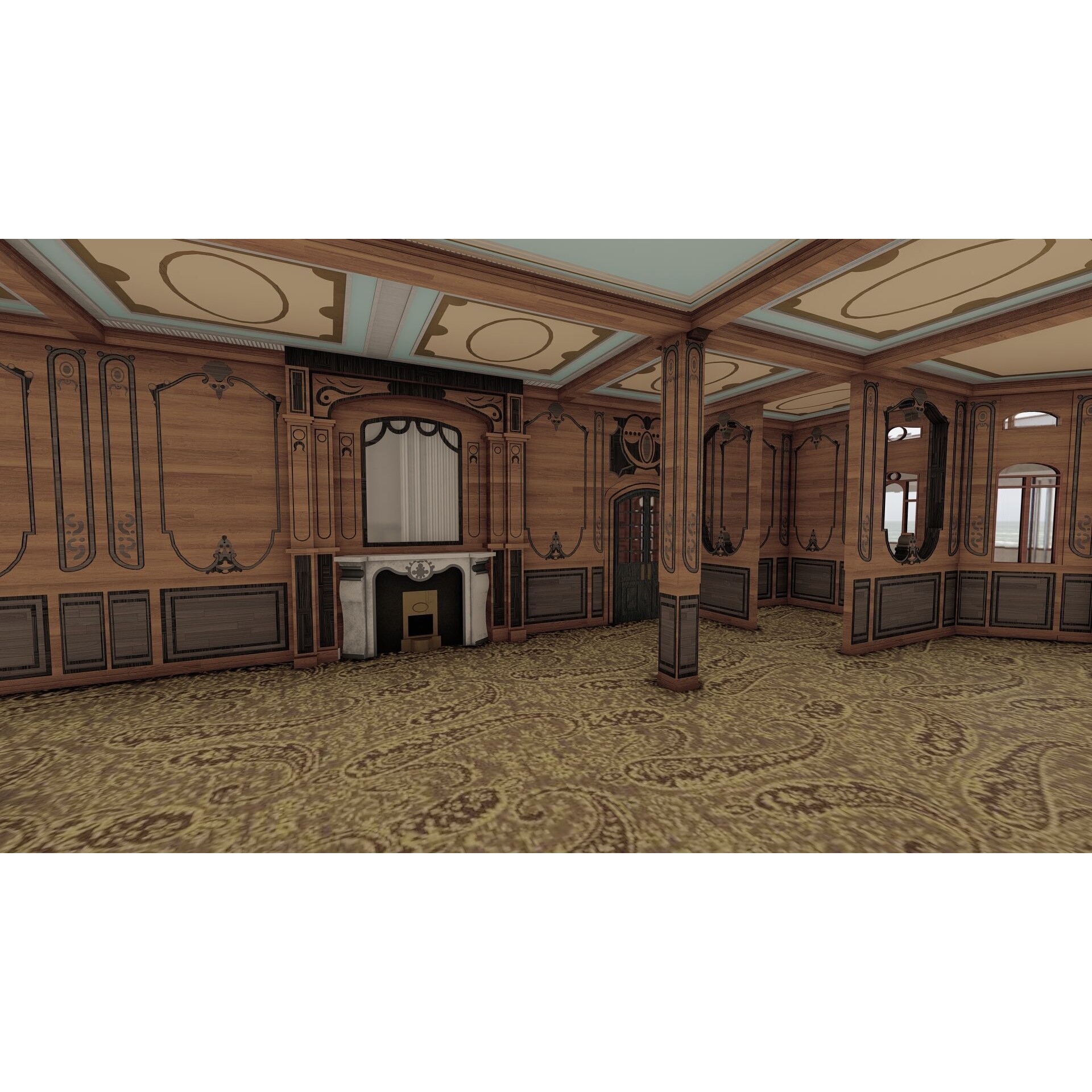 Titanic with Full Interior - 3D Model - View 55