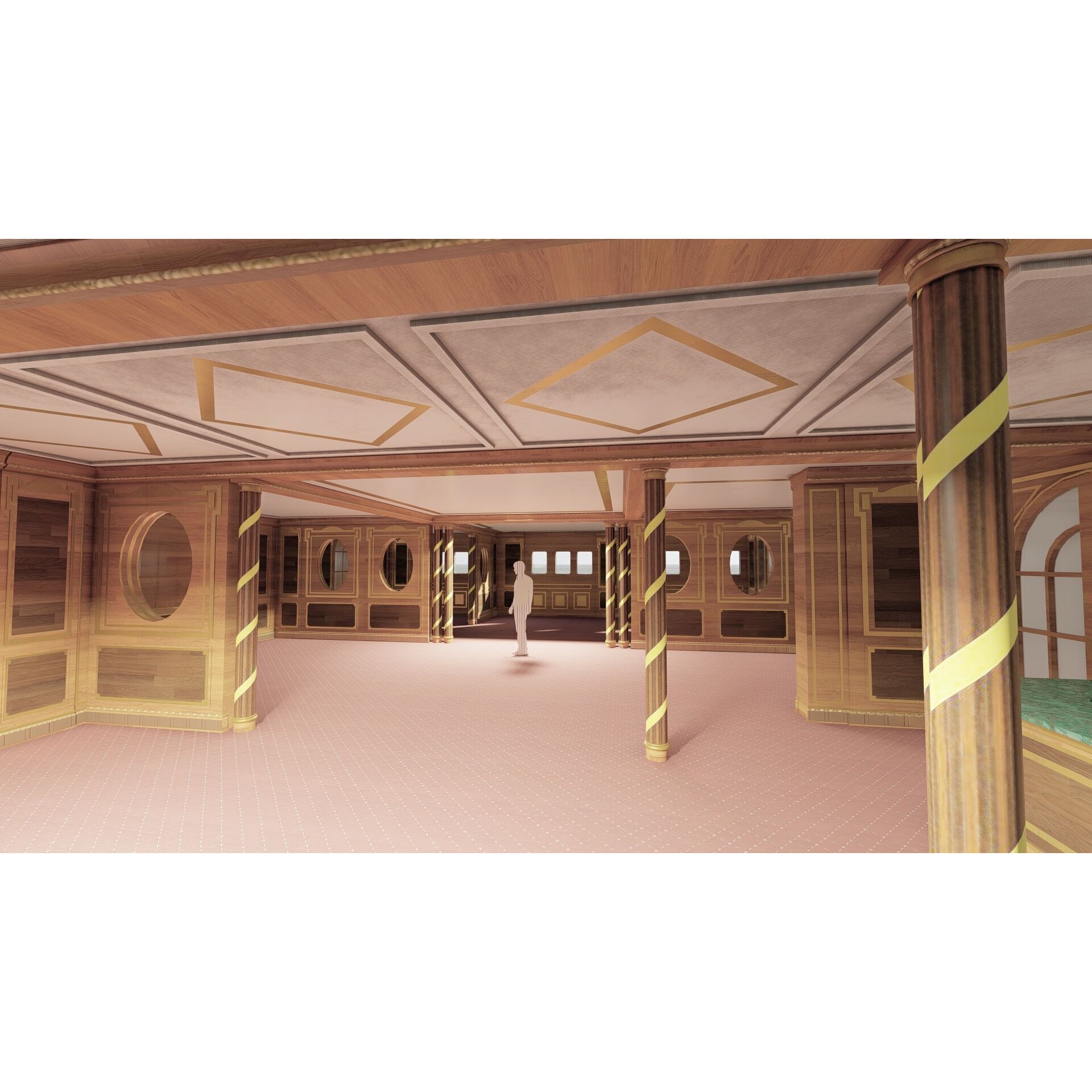 Titanic with Full Interior - 3D Model - View 60