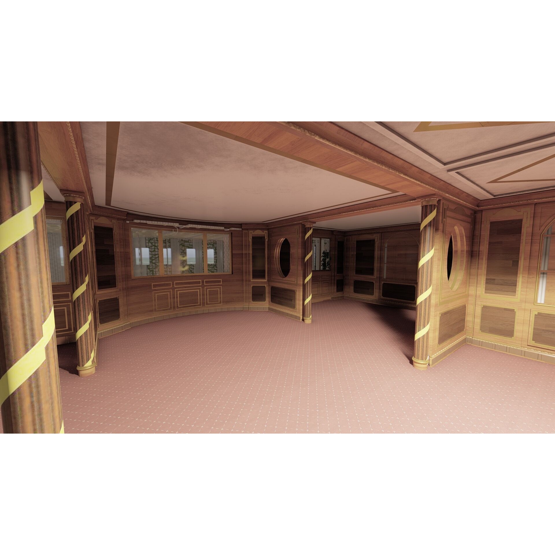 Titanic with Full Interior - 3D Model - View 61