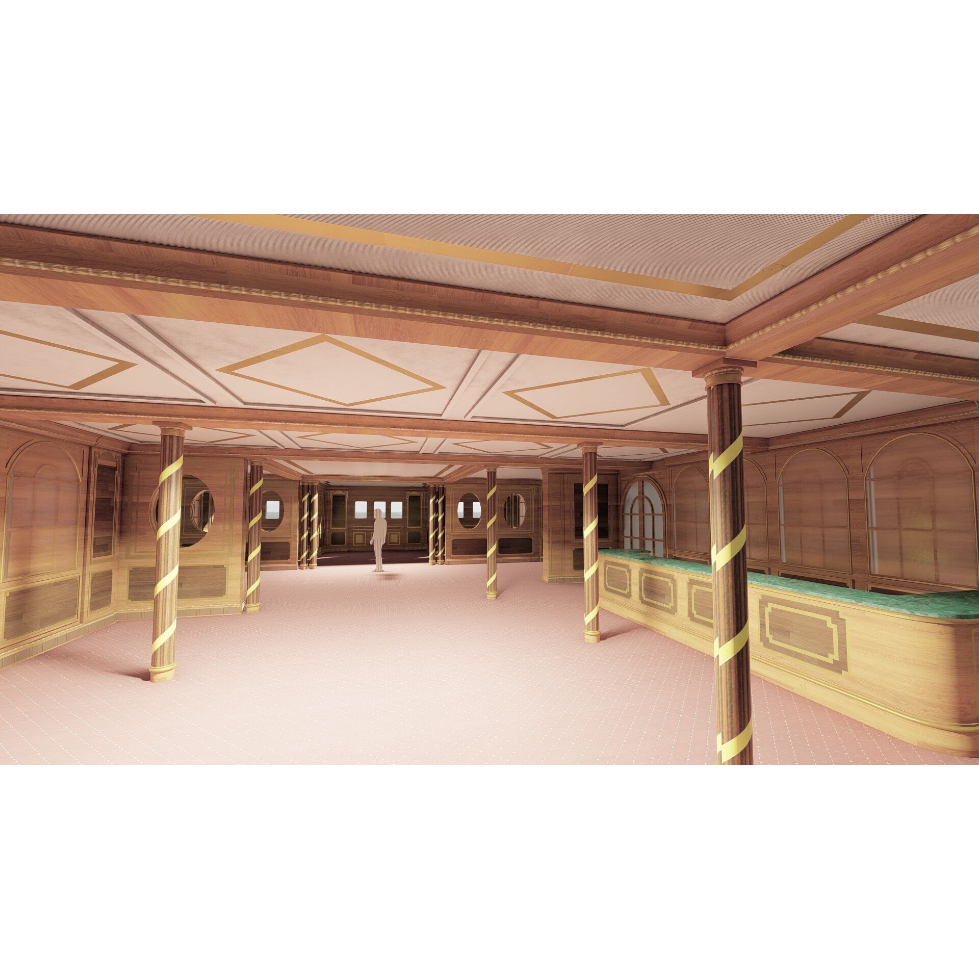 Titanic with Full Interior - 3D Model - View 62
