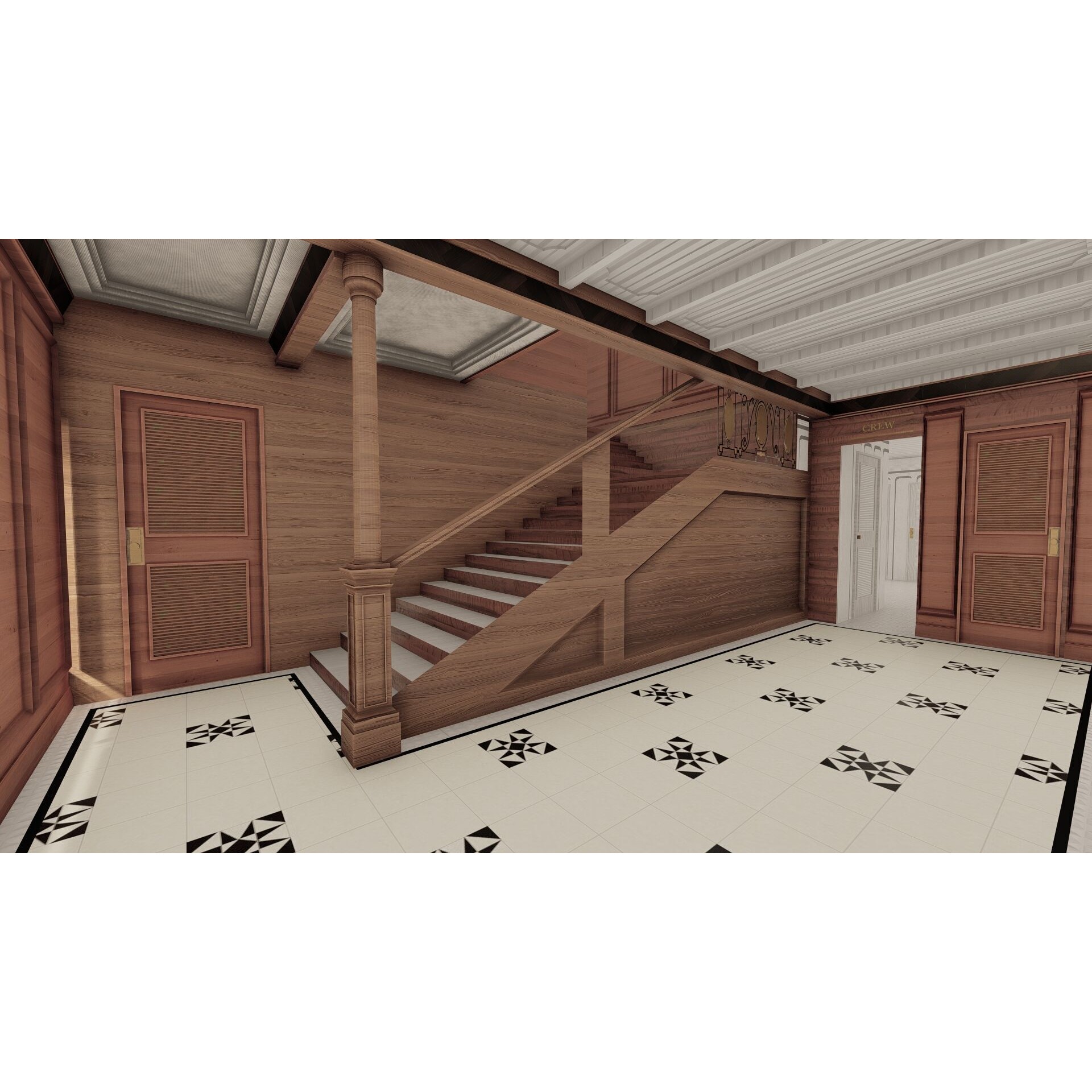 Titanic with Full Interior - 3D Model - View 78