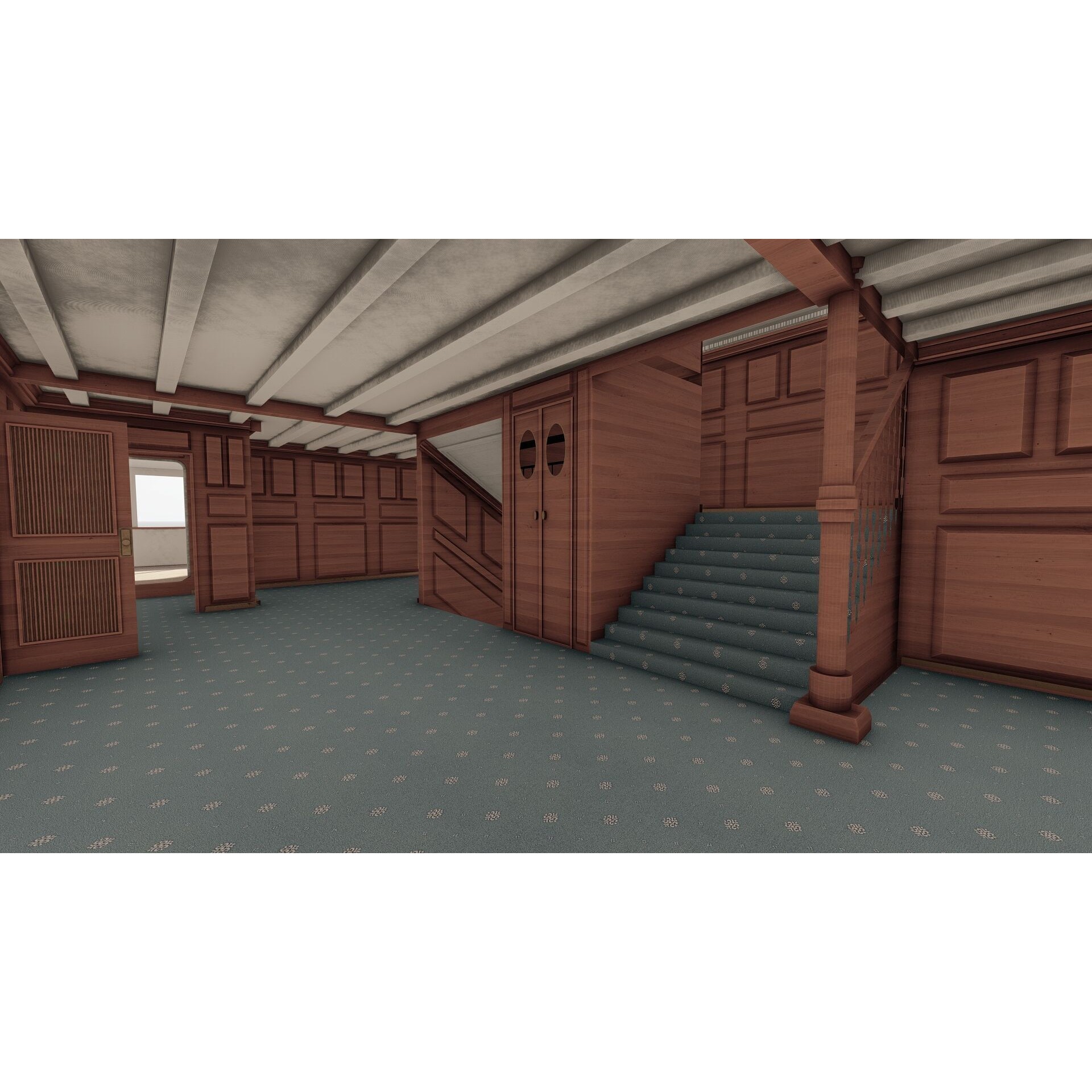 Titanic with Full Interior - 3D Model - View 82