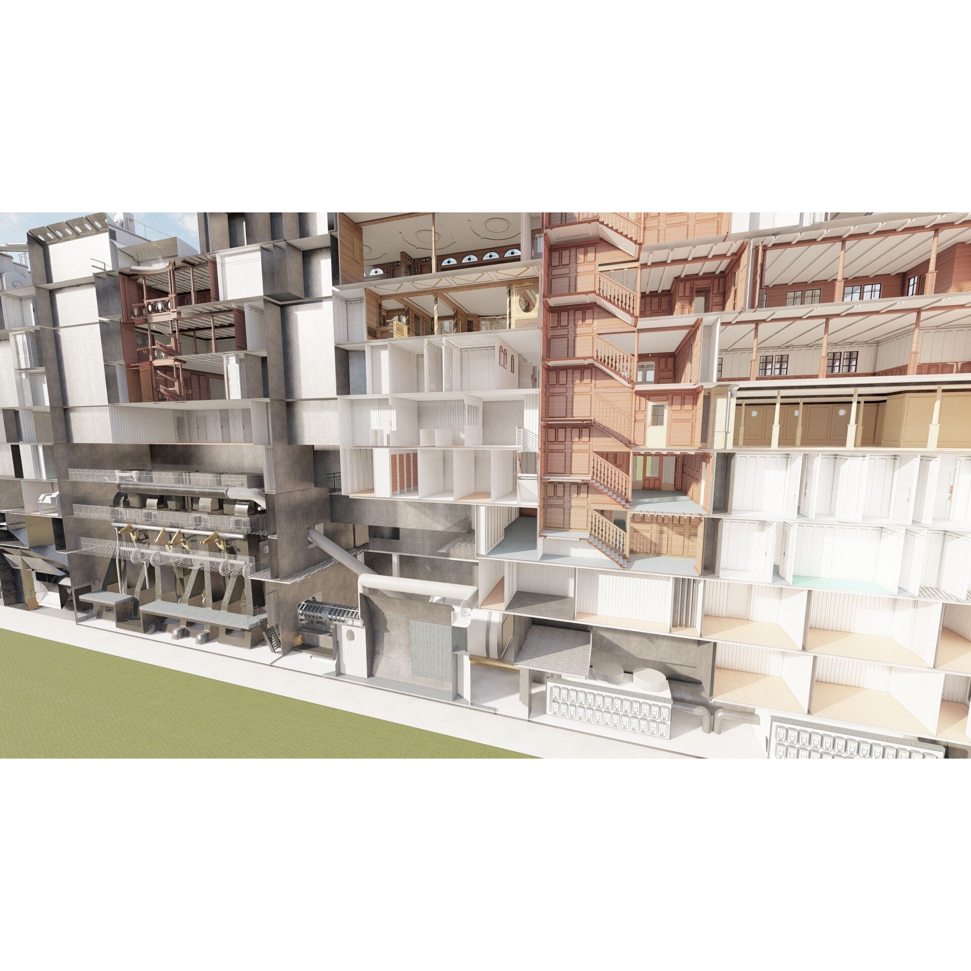 Titanic with Full Interior - 3D Model - View 93