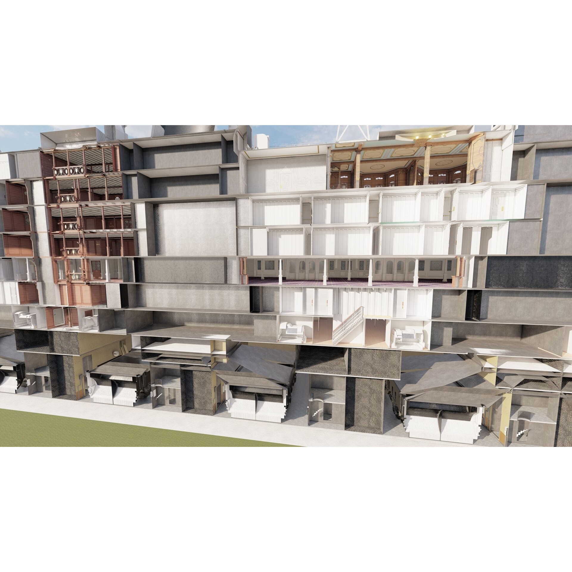 Titanic with Full Interior - 3D Model - View 97