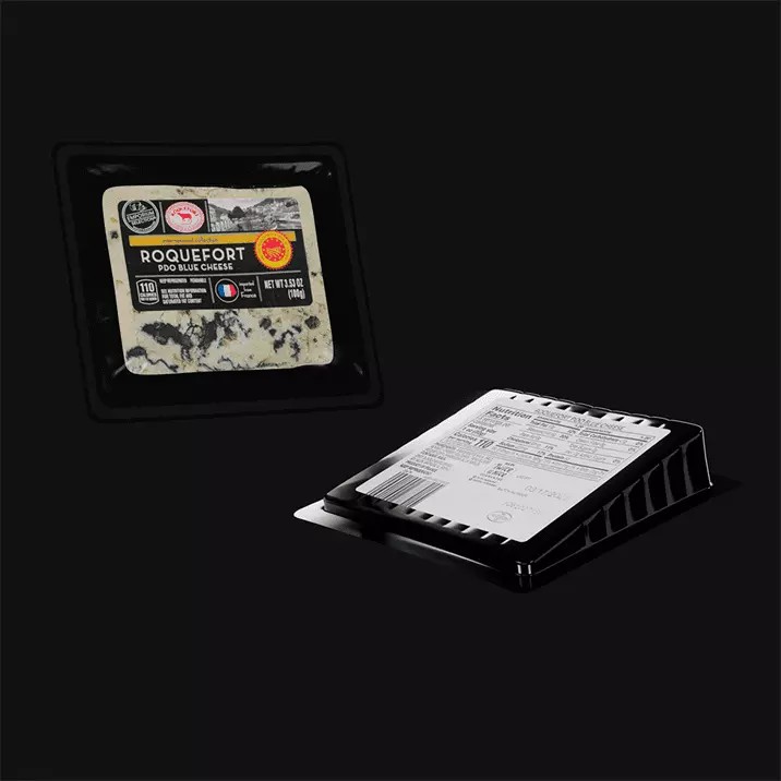 Roquefort Cheese 3D Model – High-Quality PBR Asset, FBX - View 2