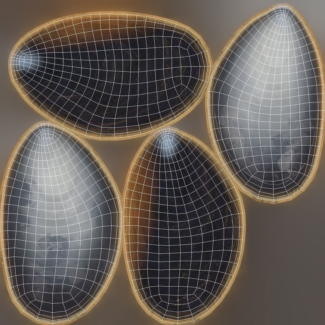 Open Cooked Mussel 3D Model – High Quality PBR Asset, FBX, OBJ - View 19