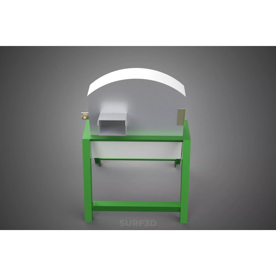 Electric Potato Cassava Chip Slicer 3D Model – High-Quality Industrial Cutter - View 10