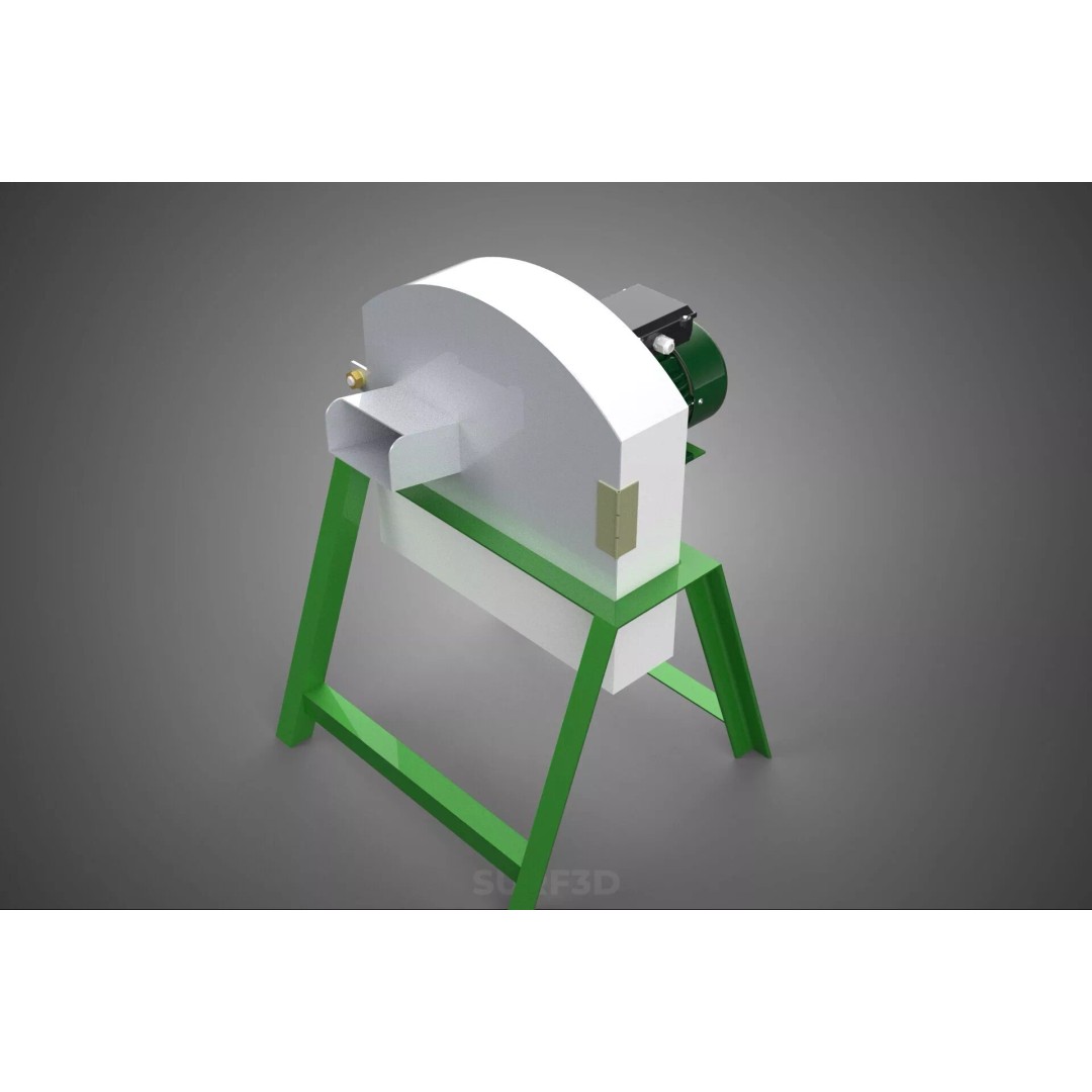 Electric Potato Cassava Chip Slicer 3D Model – High-Quality Industrial Cutter - View 11