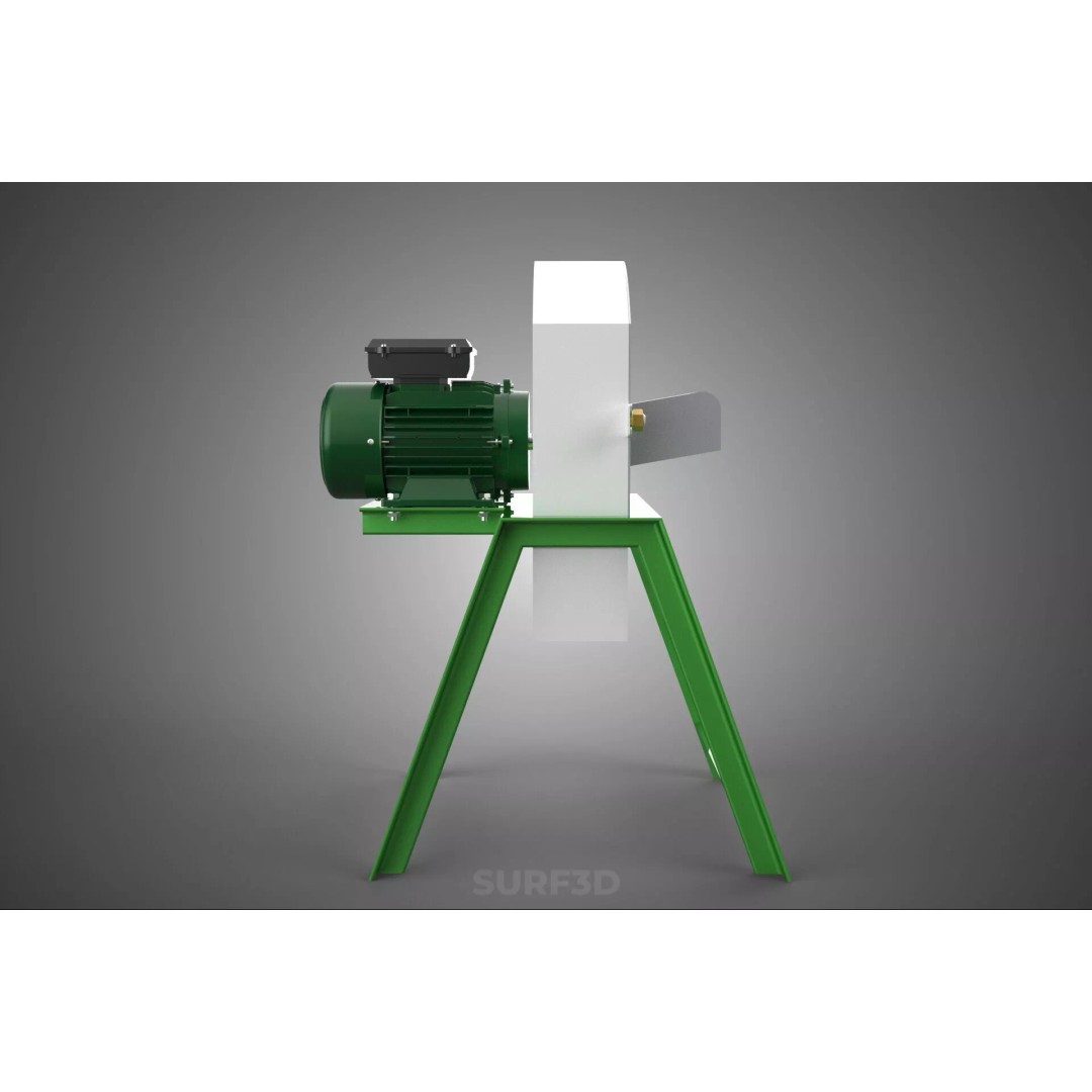 Electric Potato Cassava Chip Slicer 3D Model – High-Quality Industrial Cutter - View 12