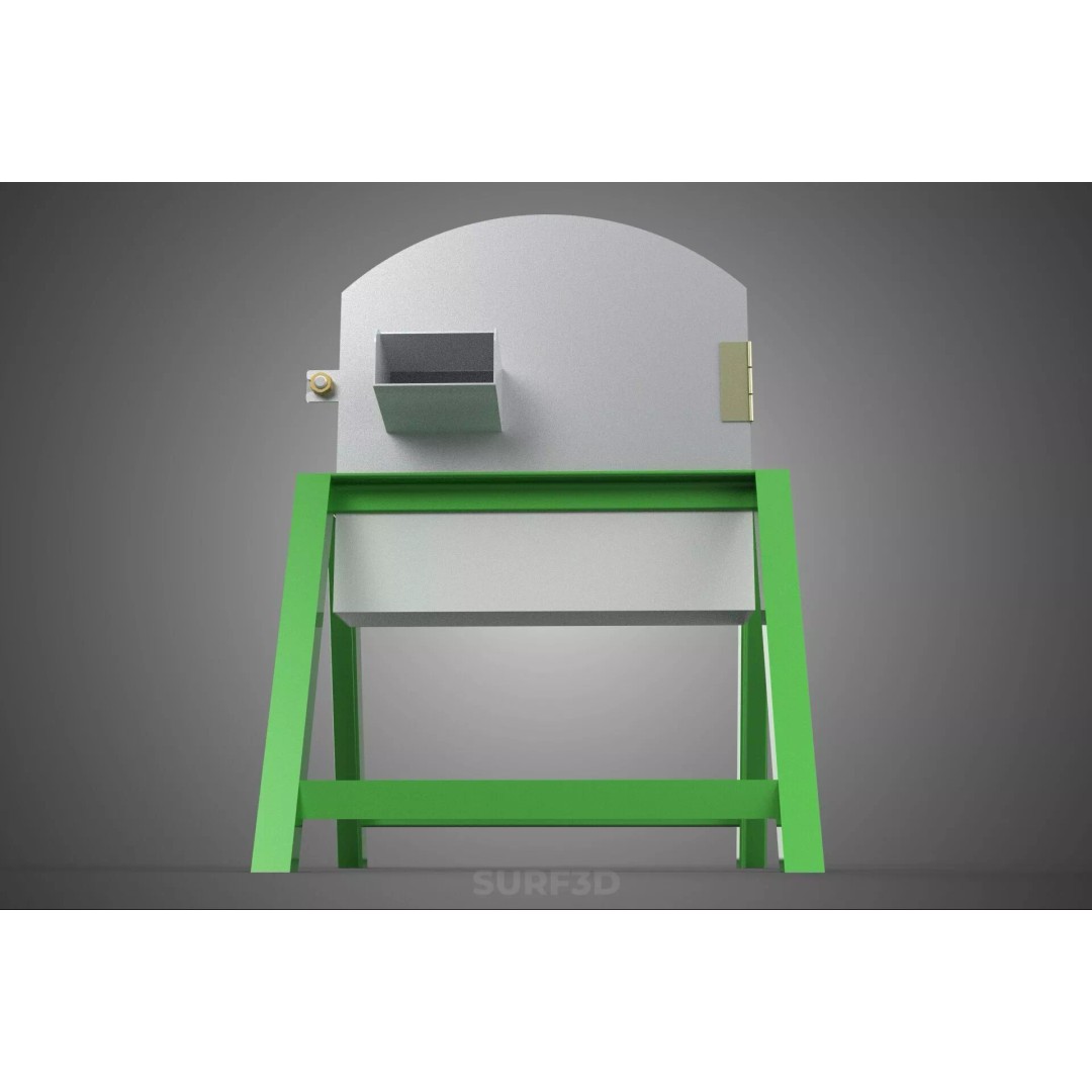 Electric Potato Cassava Chip Slicer 3D Model – High-Quality Industrial Cutter - View 16
