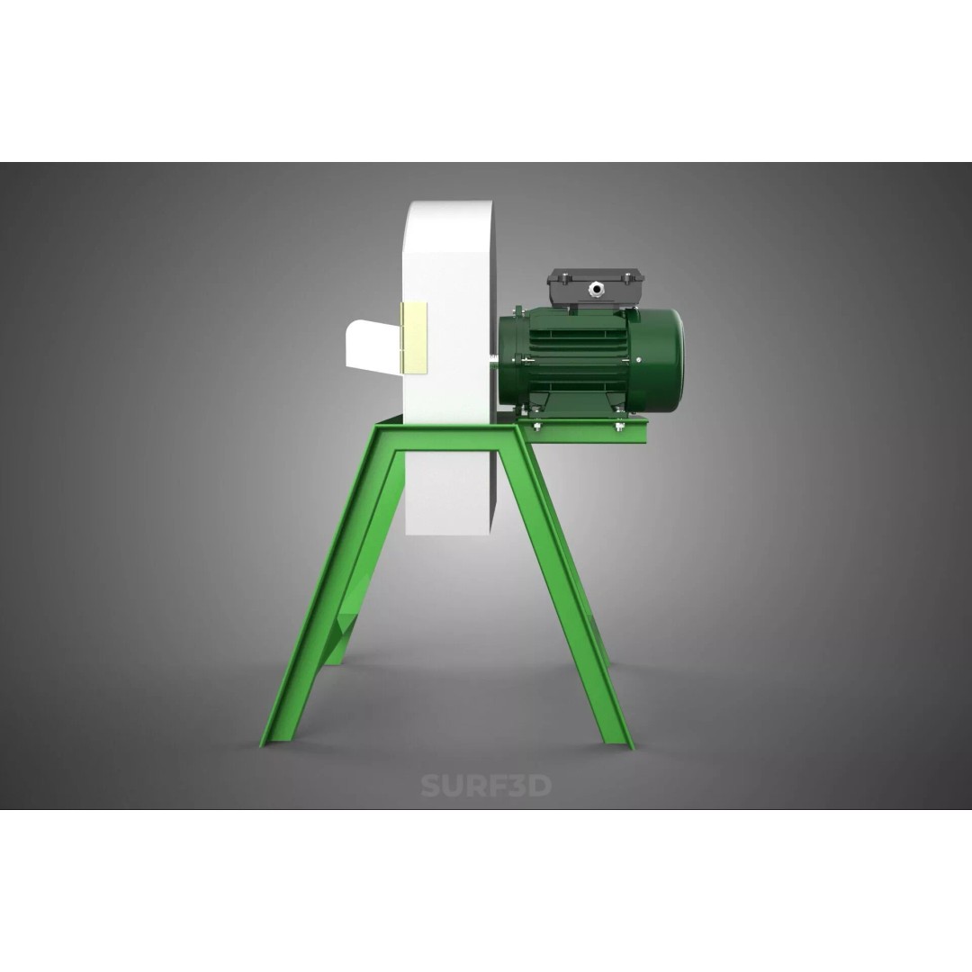 Electric Potato Cassava Chip Slicer 3D Model – High-Quality Industrial Cutter - View 22