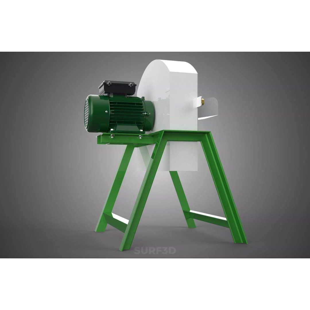 Electric Potato Cassava Chip Slicer 3D Model – High-Quality Industrial Cutter - View 25