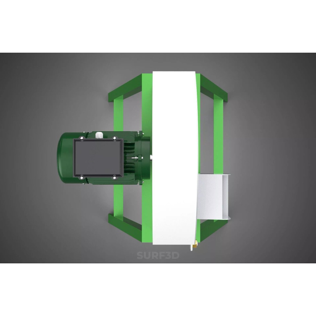 Electric Potato Cassava Chip Slicer 3D Model – High-Quality Industrial Cutter - View 26