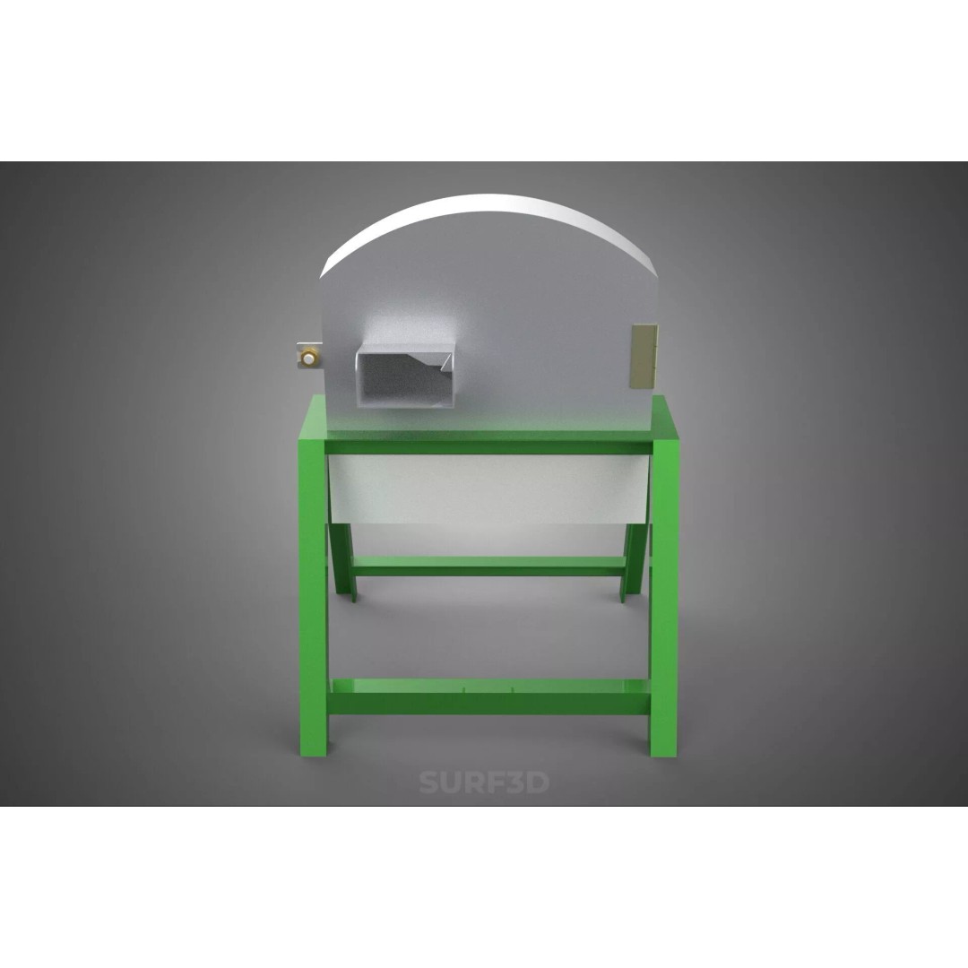 Electric Potato Cassava Chip Slicer 3D Model – High-Quality Industrial Cutter - View 27