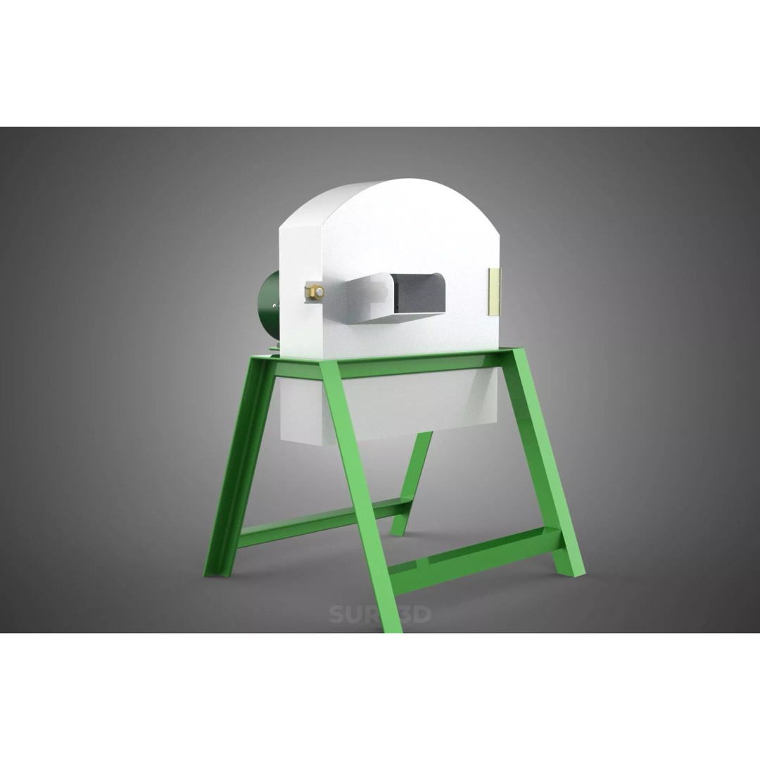 Electric Potato Cassava Chip Slicer 3D Model – High-Quality Industrial Cutter - View 4