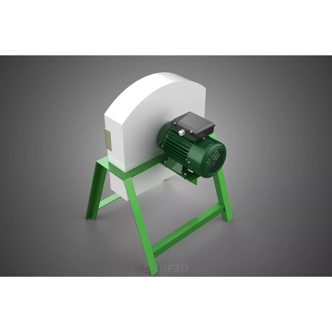 Electric Potato Cassava Chip Slicer 3D Model – High-Quality Industrial Cutter - View 5