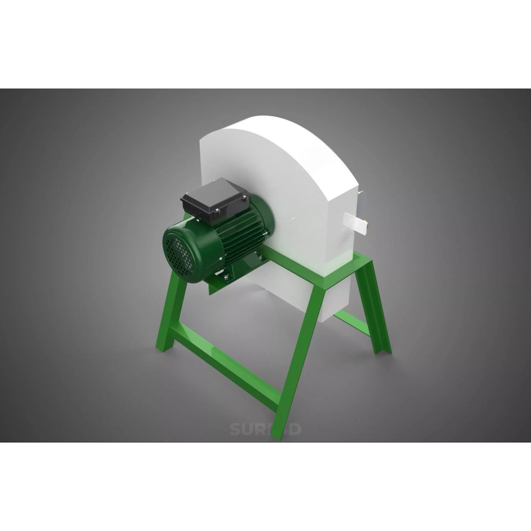 Electric Potato Cassava Chip Slicer 3D Model – High-Quality Industrial Cutter - View 7