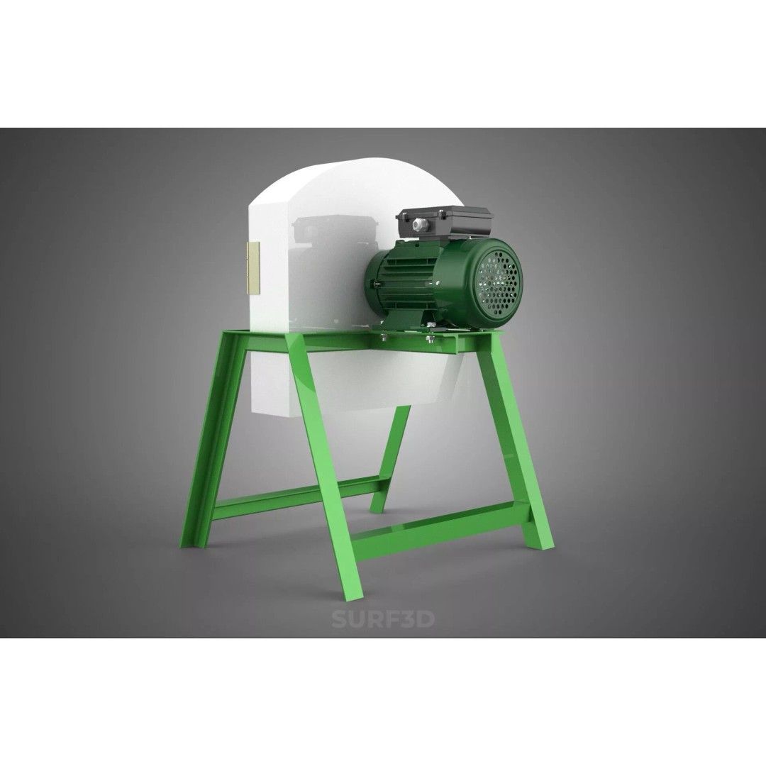 Electric Potato Cassava Chip Slicer 3D Model – High-Quality Industrial Cutter - View 8