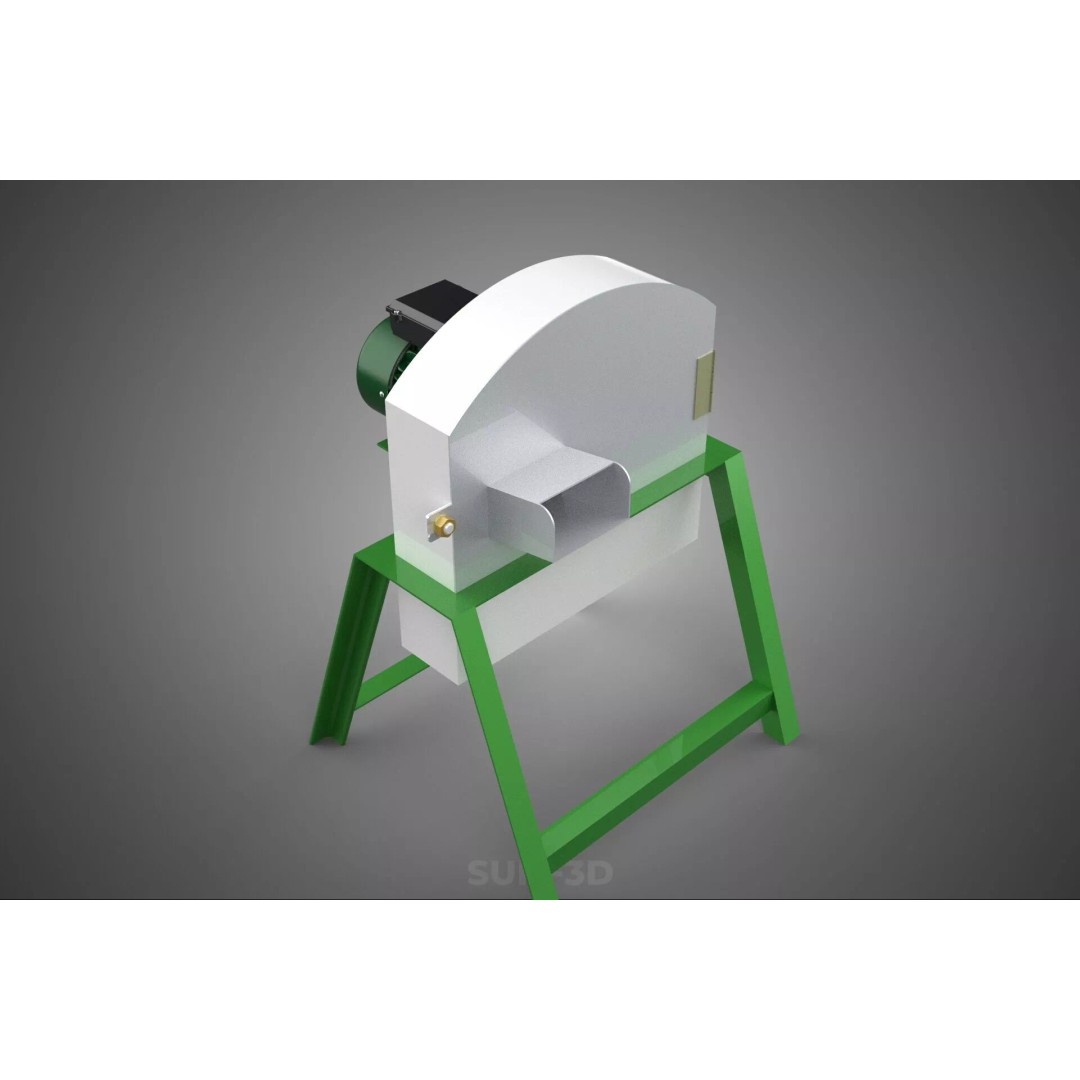 Electric Potato Cassava Chip Slicer 3D Model – High-Quality Industrial Cutter - View 9