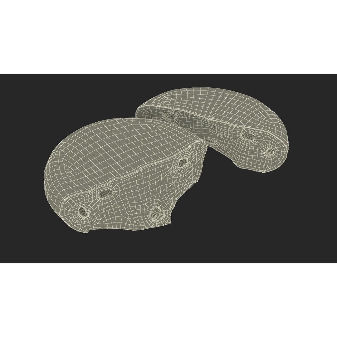 Broken Loaf of Round Bread 3D Model – High Quality PBR Asset, FBX, OBJ