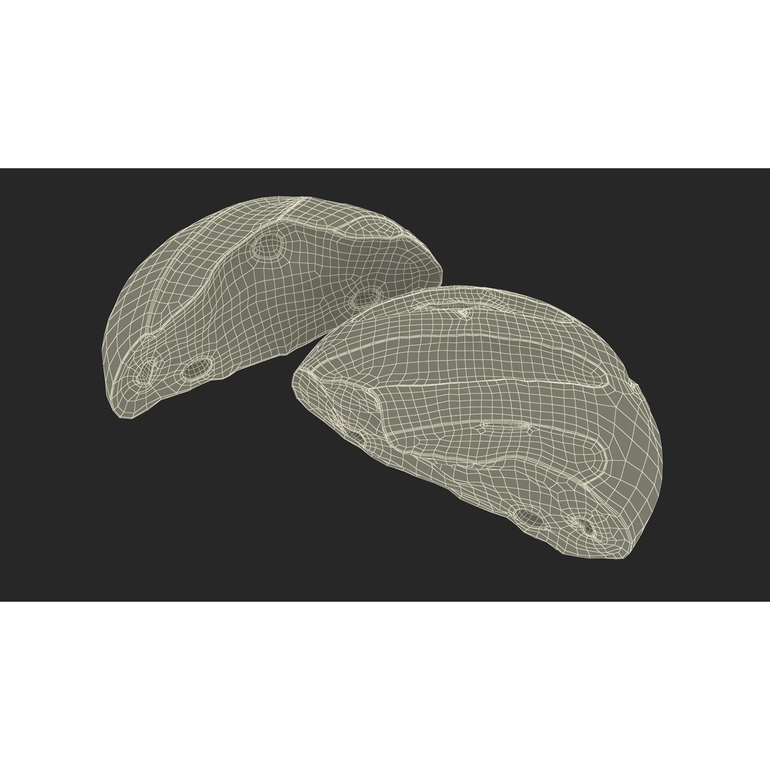 Broken Loaf of Round Bread 3D Model – High Quality PBR Asset, FBX, OBJ - View 19