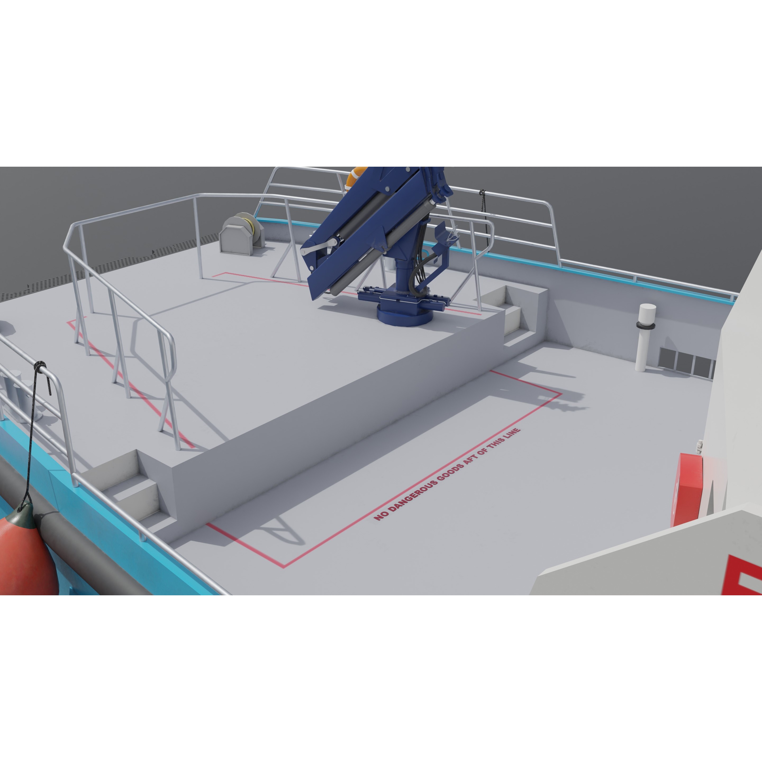 Windcat Workboats - Low-Poly Game-Ready 3D Model - View 14