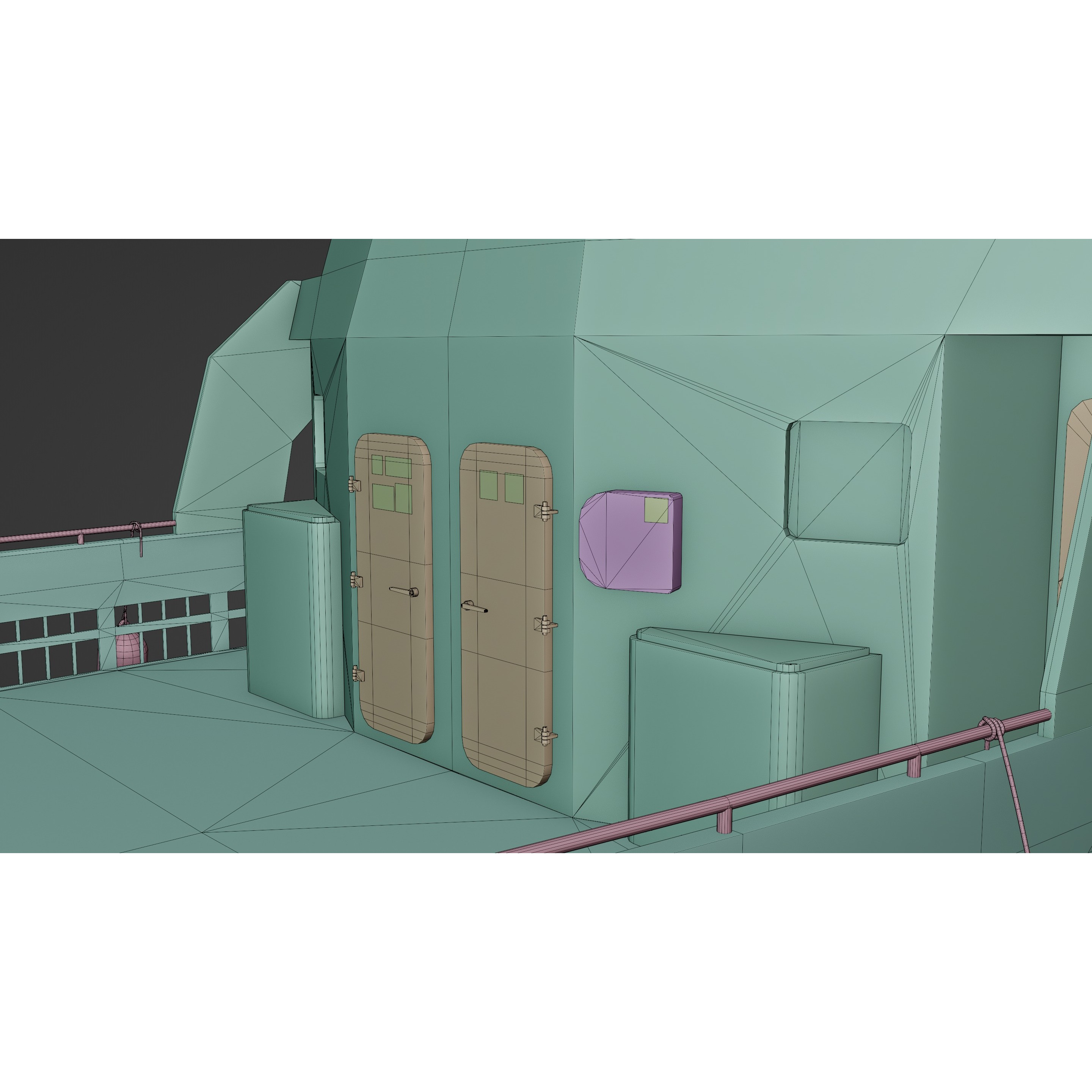 Windcat Workboats - Low-Poly Game-Ready 3D Model - View 17