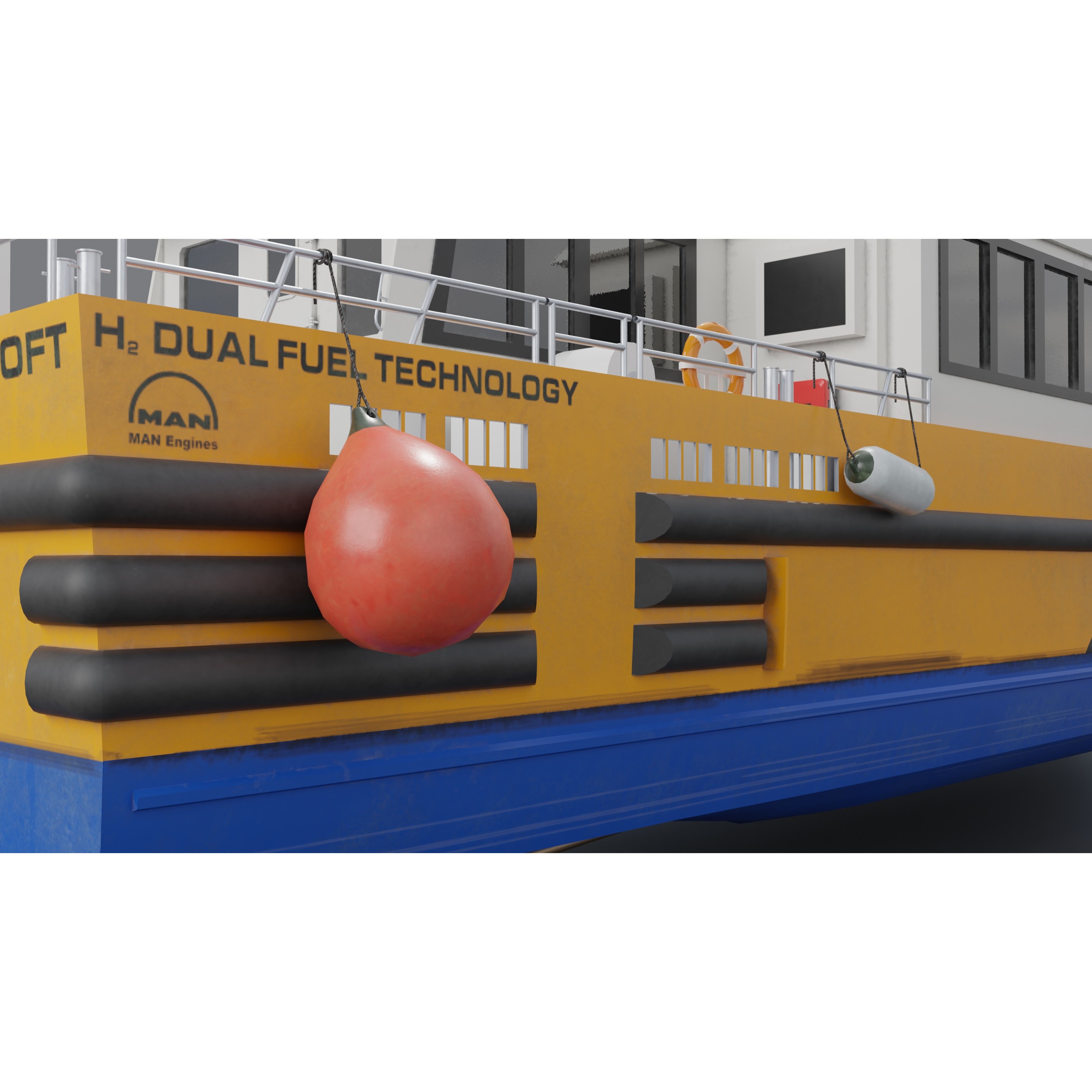 Windcat Workboats - Low-Poly Game-Ready 3D Model - View 18