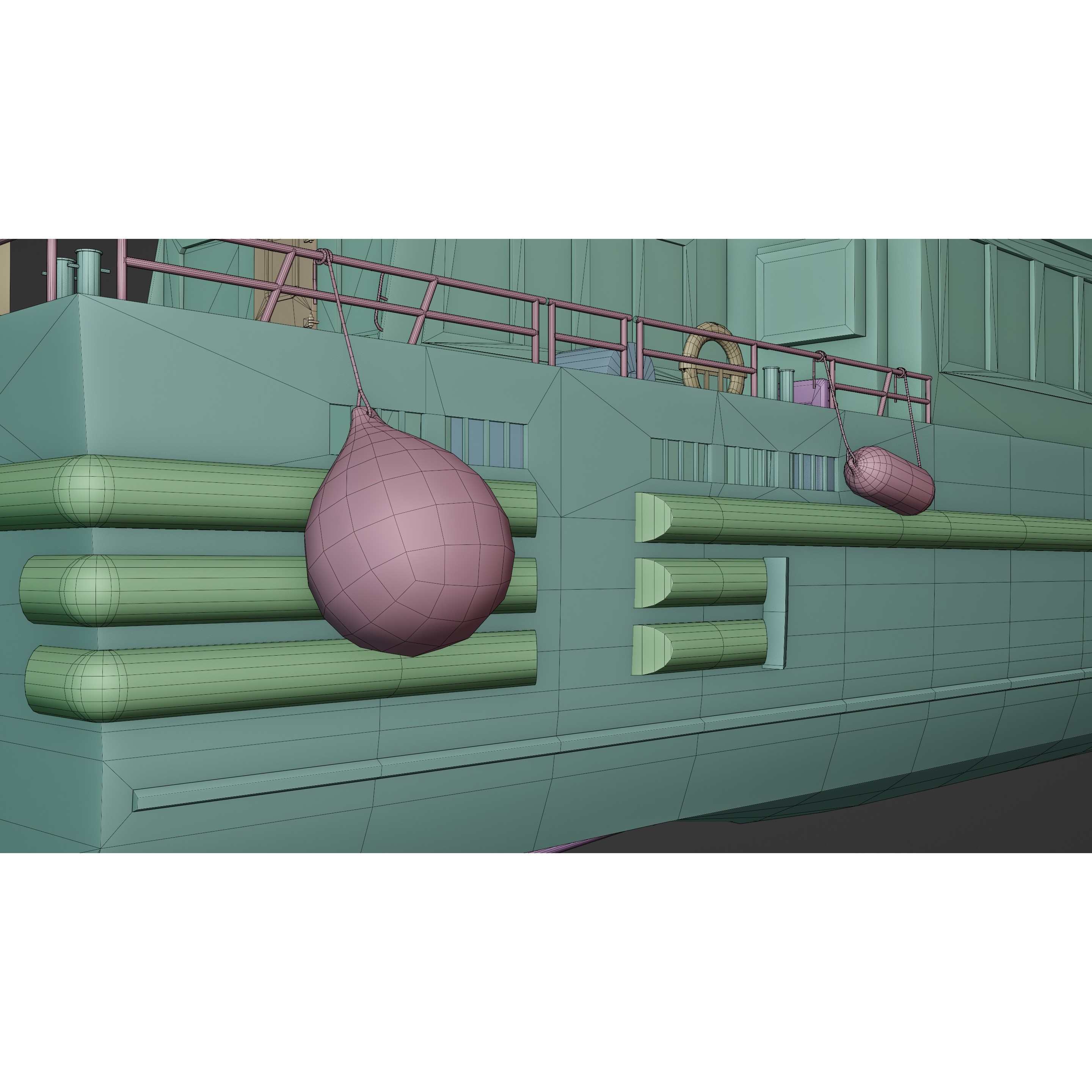 Windcat Workboats - Low-Poly Game-Ready 3D Model - View 19