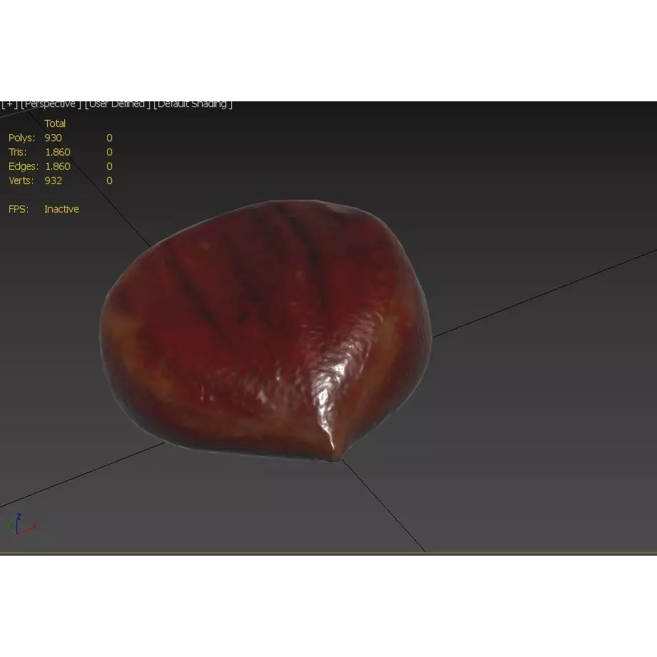 Chestnut M08 3D Model – Low Poly Game Asset, FBX, PBR Textures - View 4