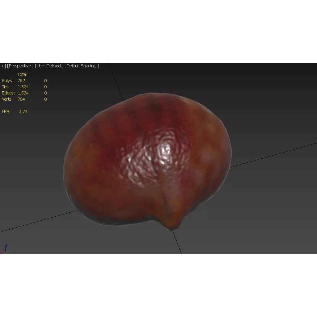 Chestnut M11 3D Model – Low Poly Game Asset, FBX, PBR Textures - View 4