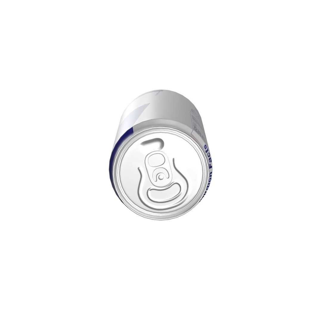 Red Bull Drink Can 3D Model – Low Poly PBR Beverage Asset, FBX, OBJ - View 16