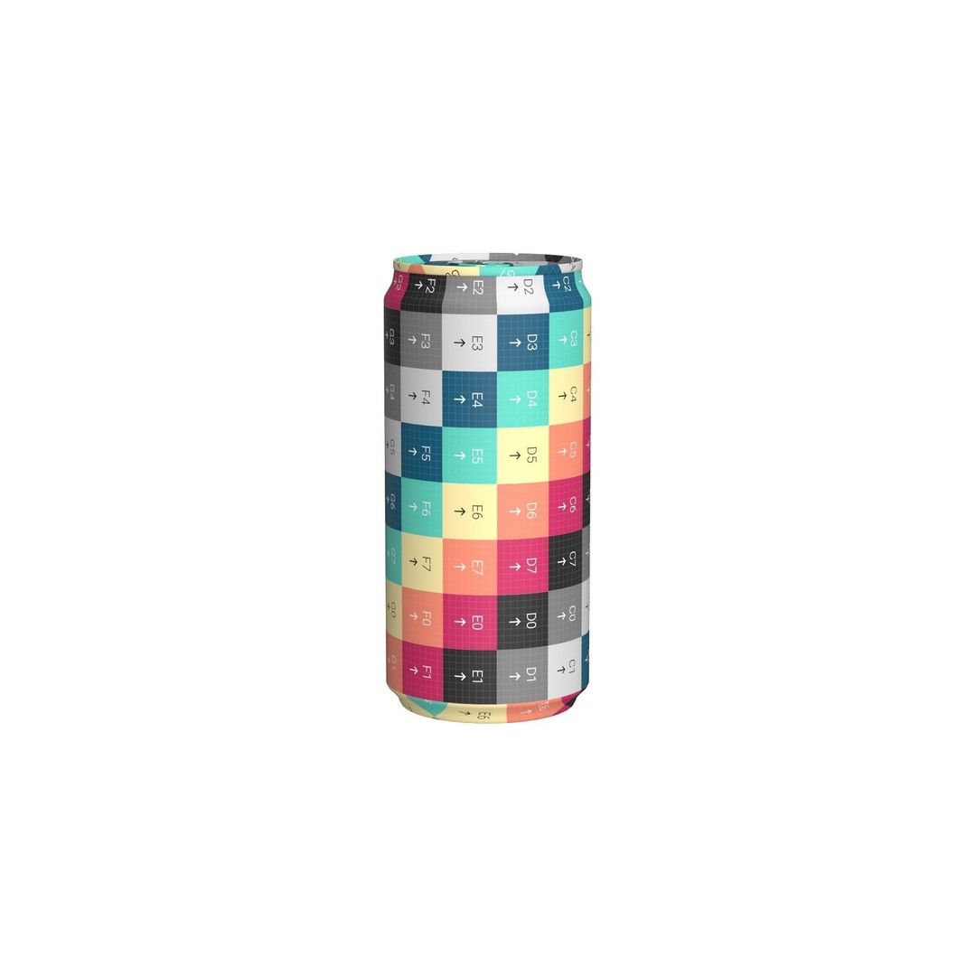 Red Bull Drink Can 3D Model – Low Poly PBR Beverage Asset, FBX, OBJ - View 18
