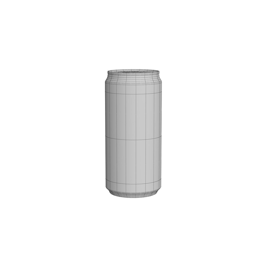 Red Bull Drink Can 3D Model – Low Poly PBR Beverage Asset, FBX, OBJ - View 22