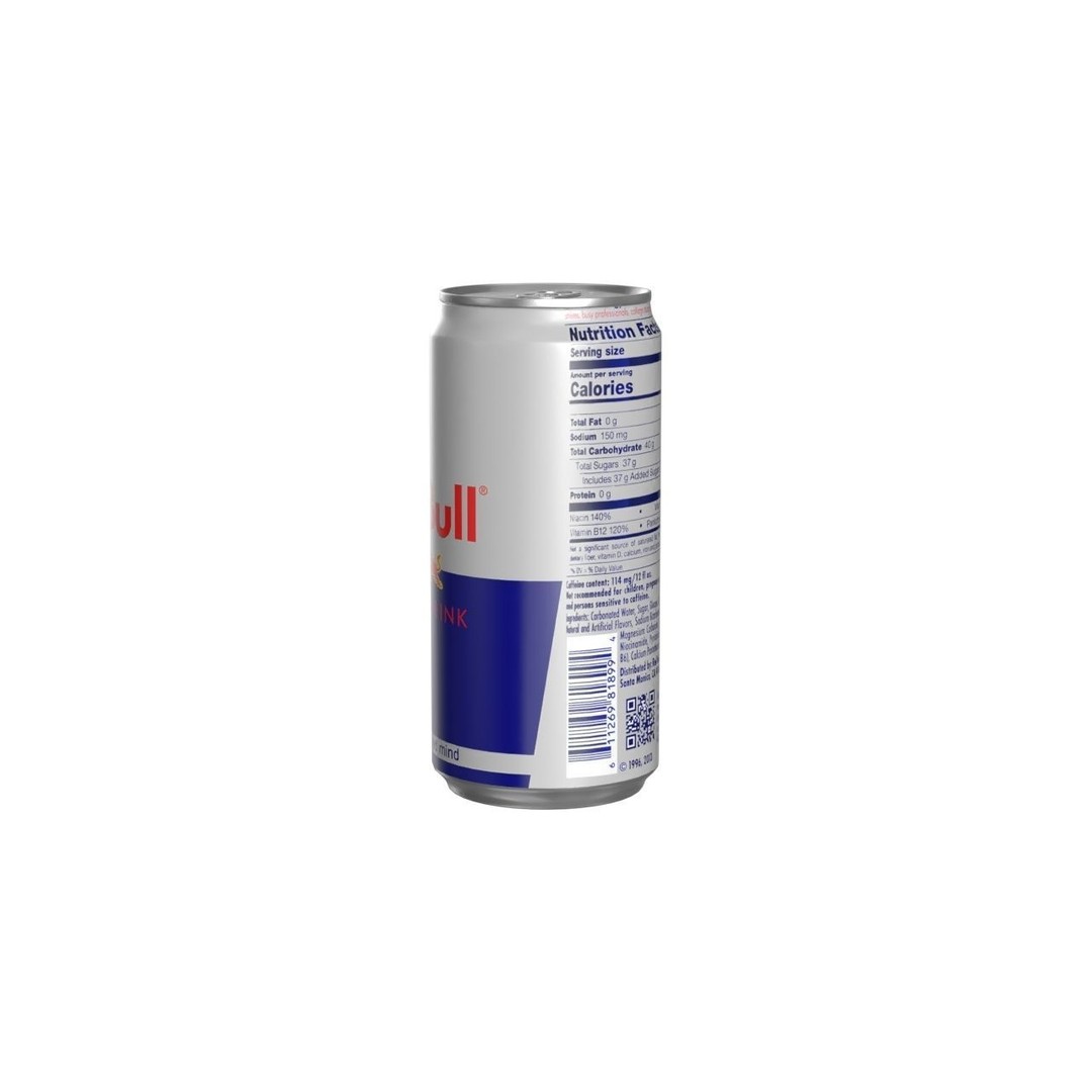 Red Bull Drink Can 3D Model – Low Poly PBR Beverage Asset, FBX, OBJ - View 7
