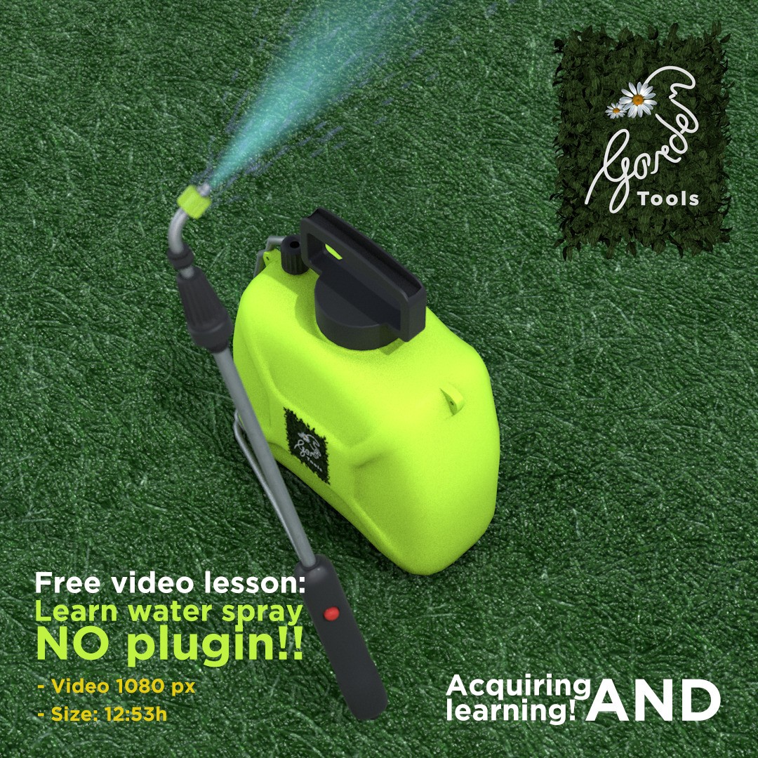 Garden Electric Sprayer 3D Model – PBR Polygon Mesh, FBX, OBJ - View 18