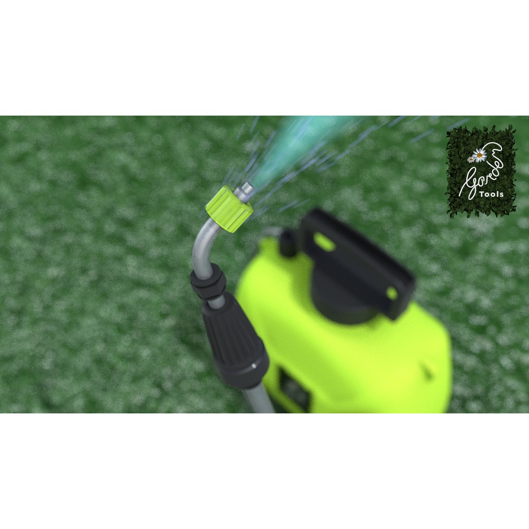 Garden Electric Sprayer 3D Model – PBR Polygon Mesh, FBX, OBJ - View 5