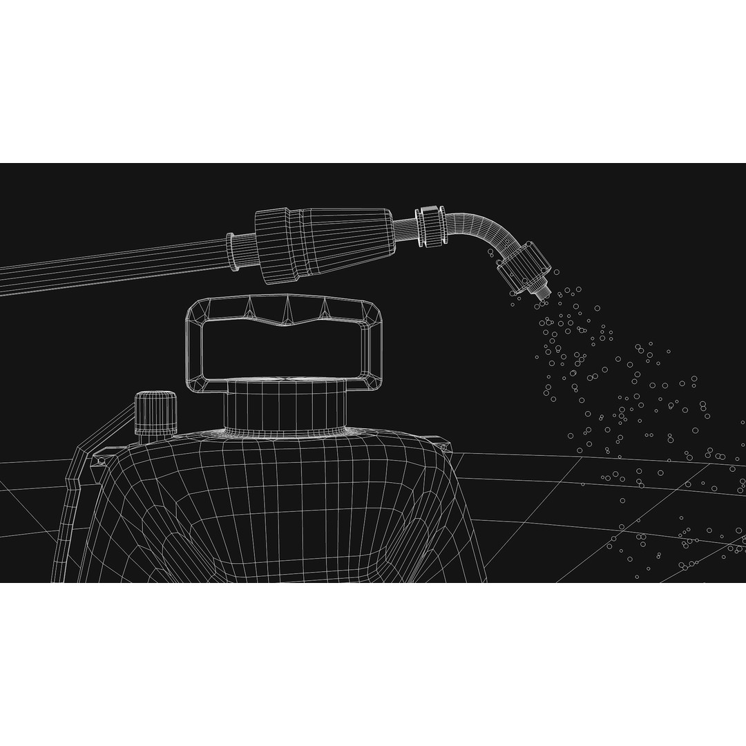 Garden Electric Sprayer 3D Model – PBR Polygon Mesh, FBX, OBJ - View 8