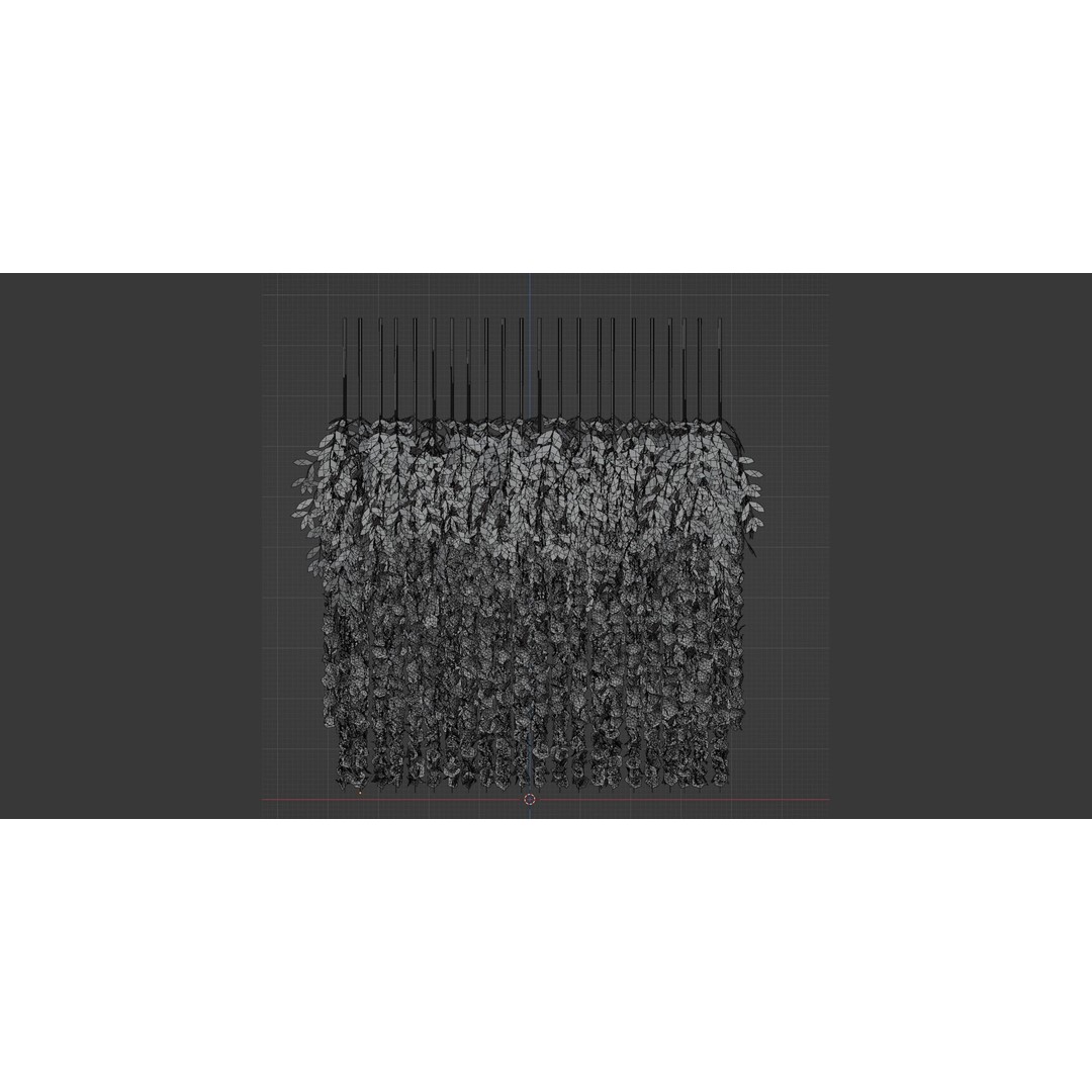 Artificial Hanging Flowers 3D Model – PBR Blender Asset, Indoor/Outdoor