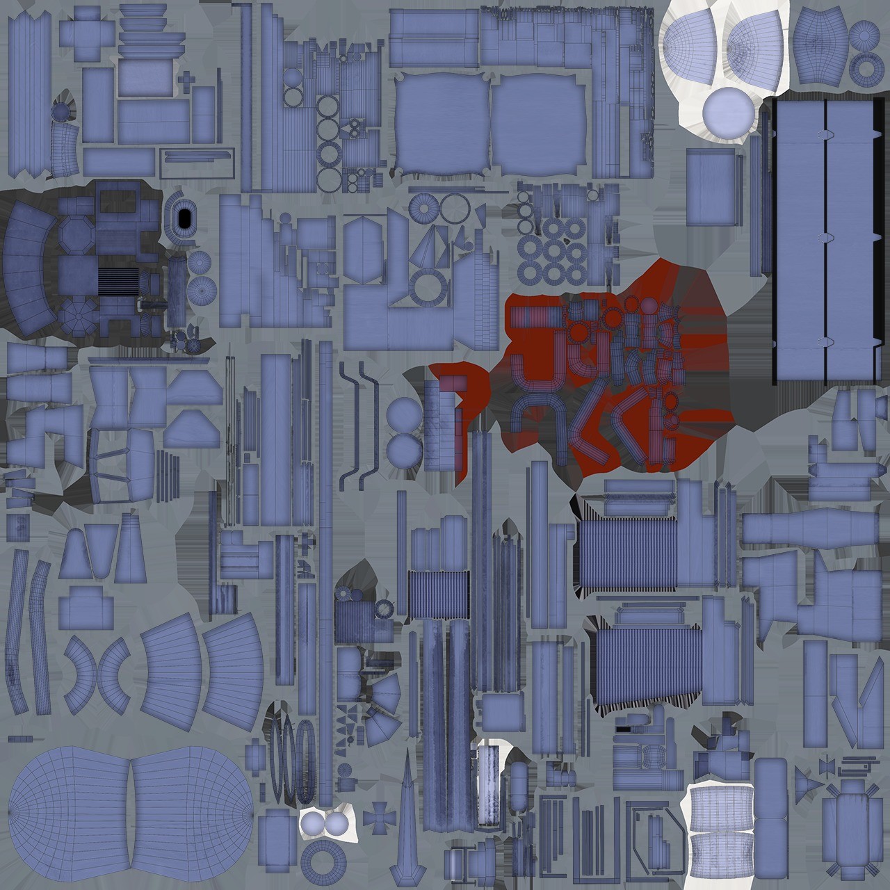 F125 Baden-Württemberg Class Frigate - Low-Poly Game-Ready 3D Model - View 13