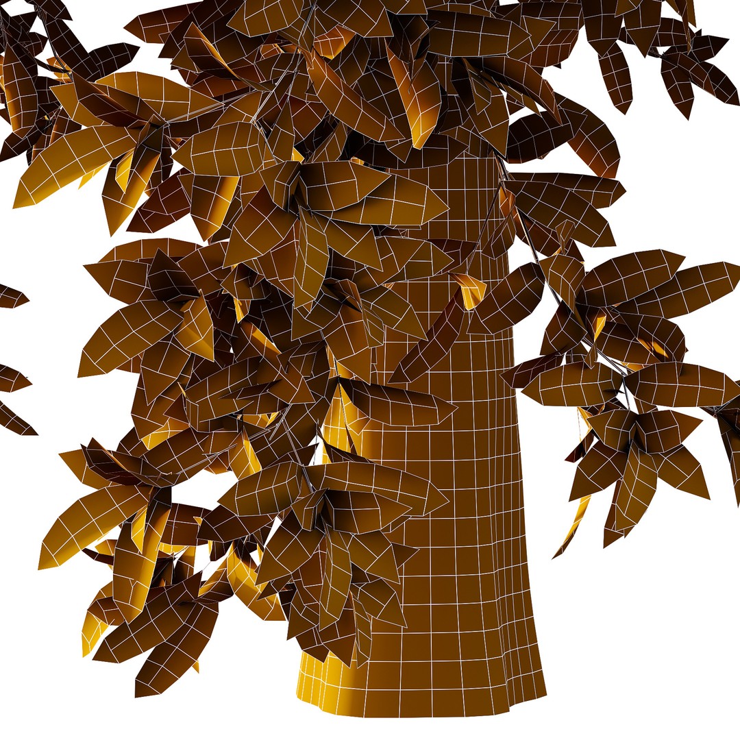 Michelia Maudiae Tree 3D Model – High Poly PBR Asset, FBX & OBJ Formats