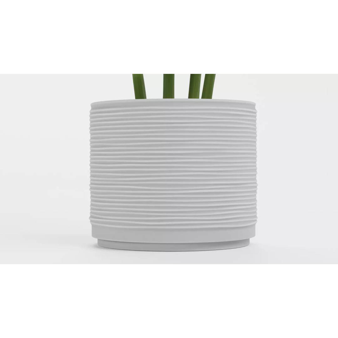 Bamboo Plant 3D Model – Low-Poly Potted Decoration, Blender - View 11