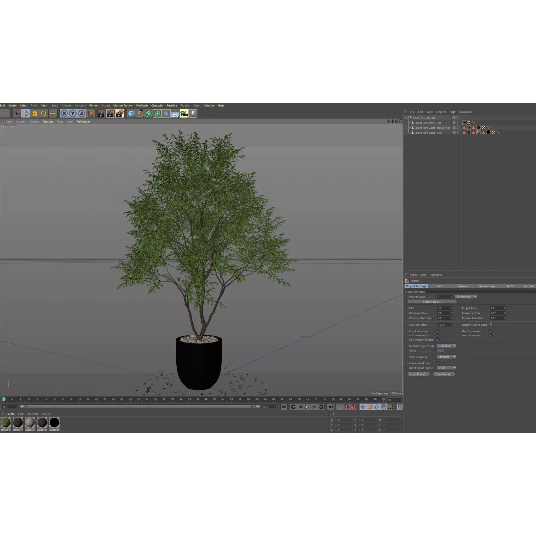 Plants Collection 659 3D Model – High Quality PBR Assets for Interiors & Exteriors