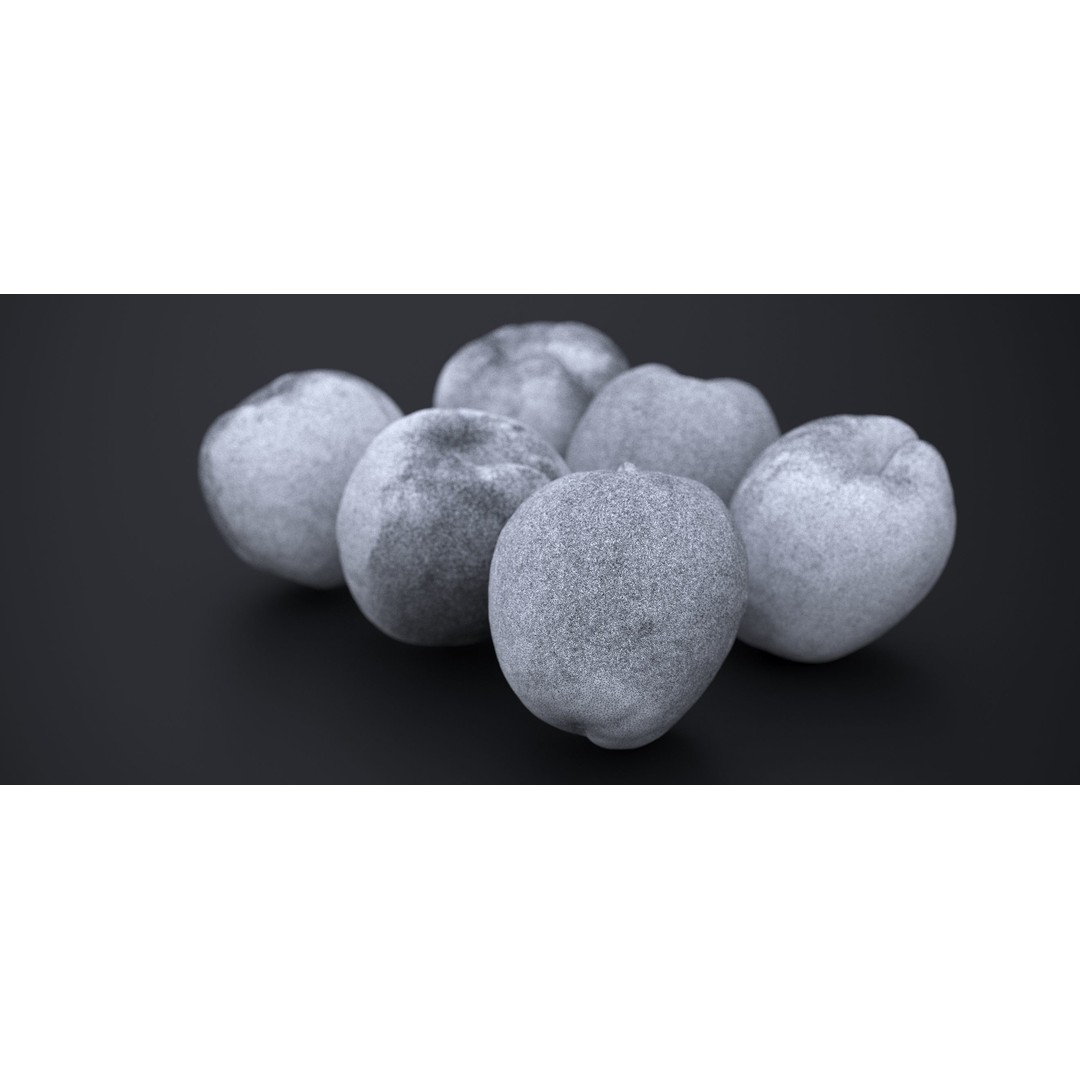 Japanese Kaki Peach 3D Model – High Poly PBR Asset, FBX & OBJ Formats - View 12
