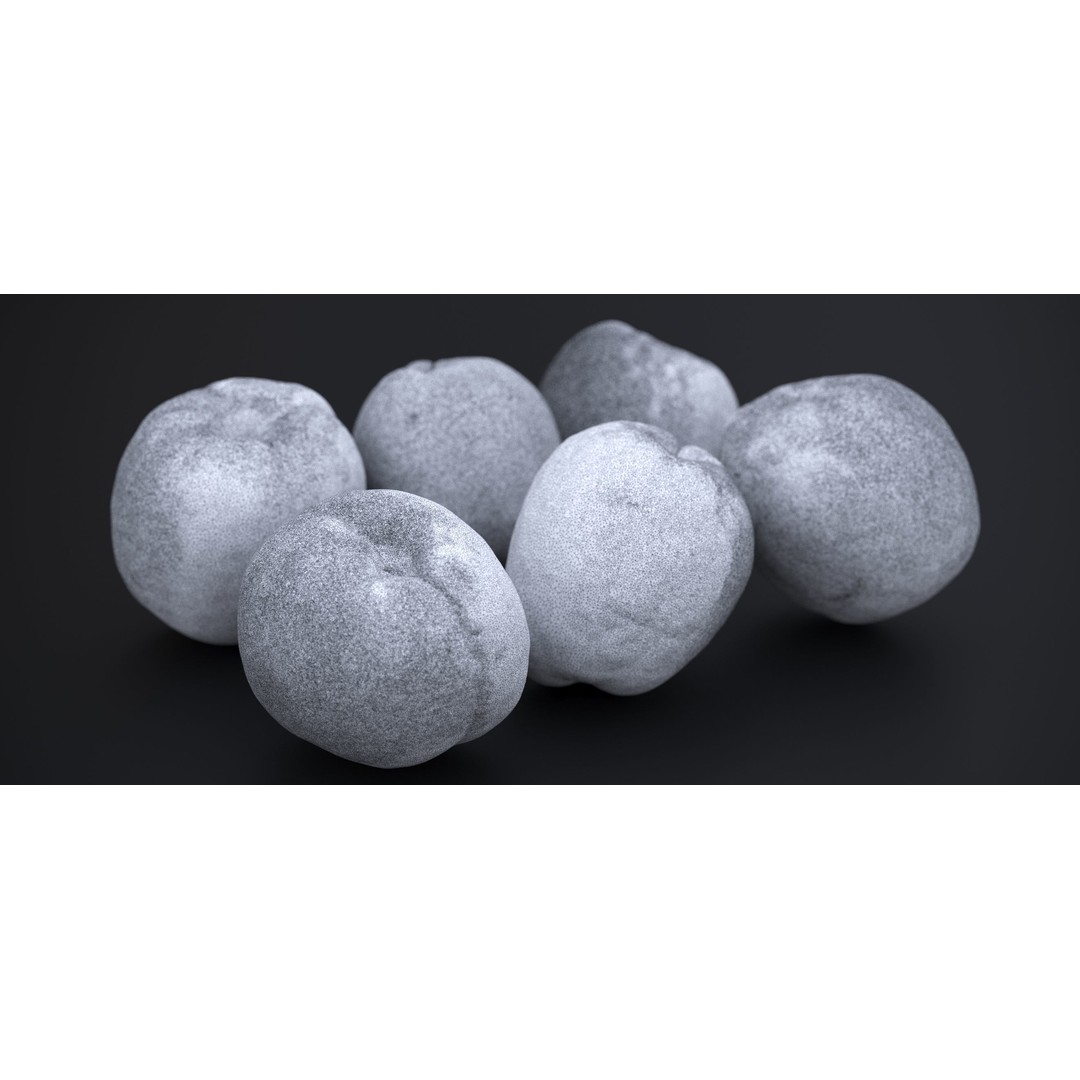 Japanese Kaki Peach 3D Model – High Poly PBR Asset, FBX & OBJ Formats - View 15