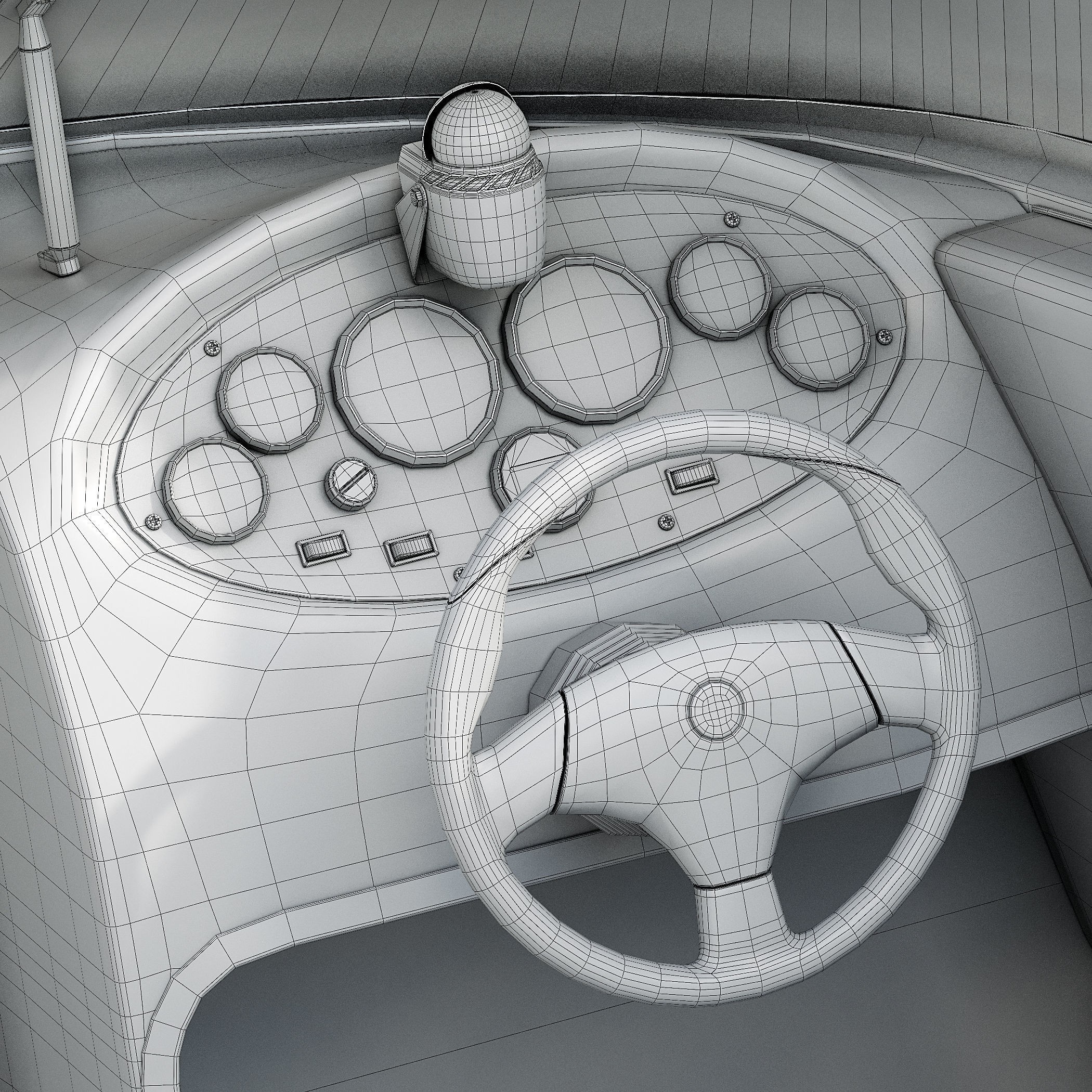 Bayliner Boat - Game-Ready 3D Model - View 10